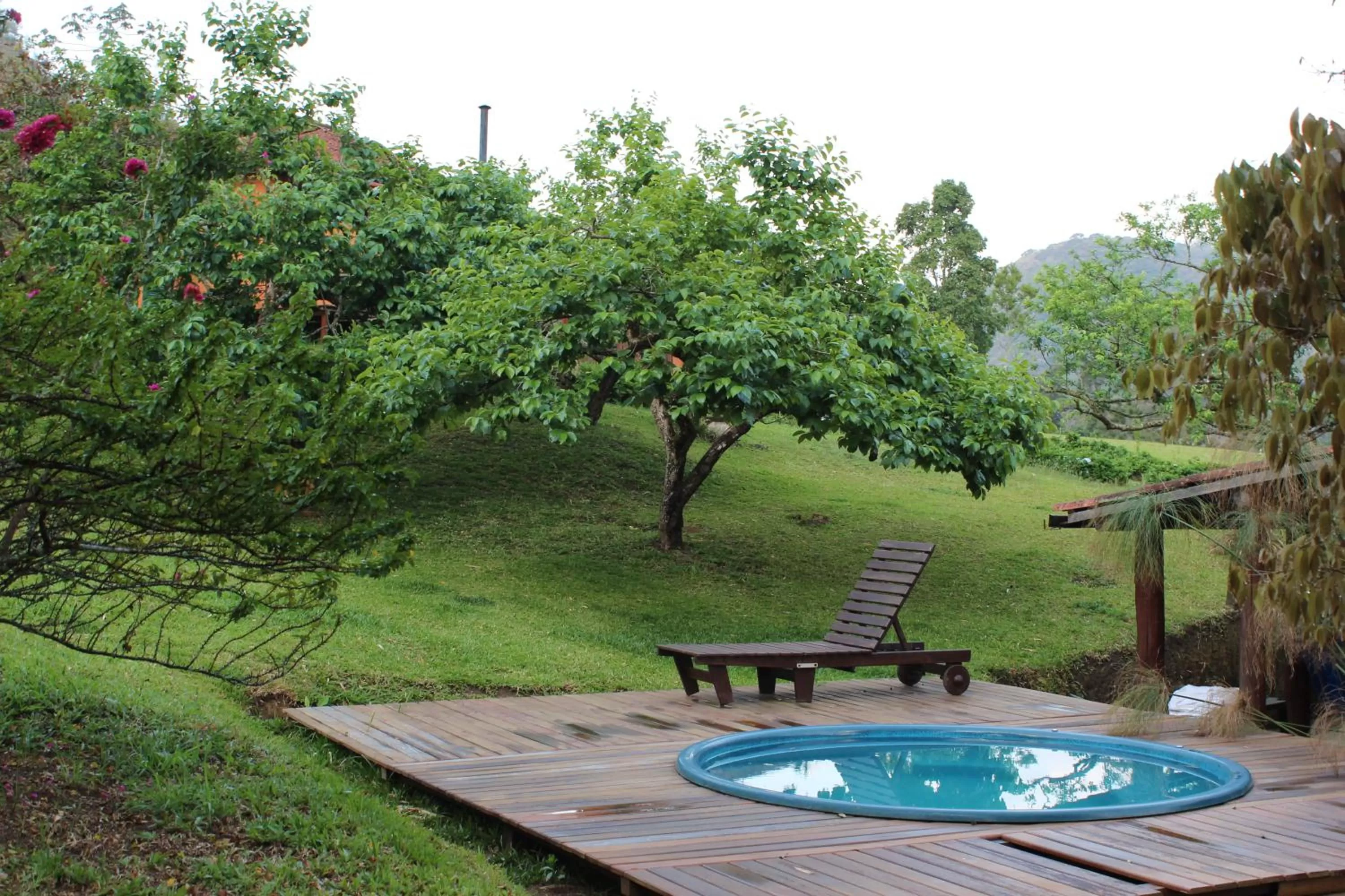 Pool view in Pousada Mariza