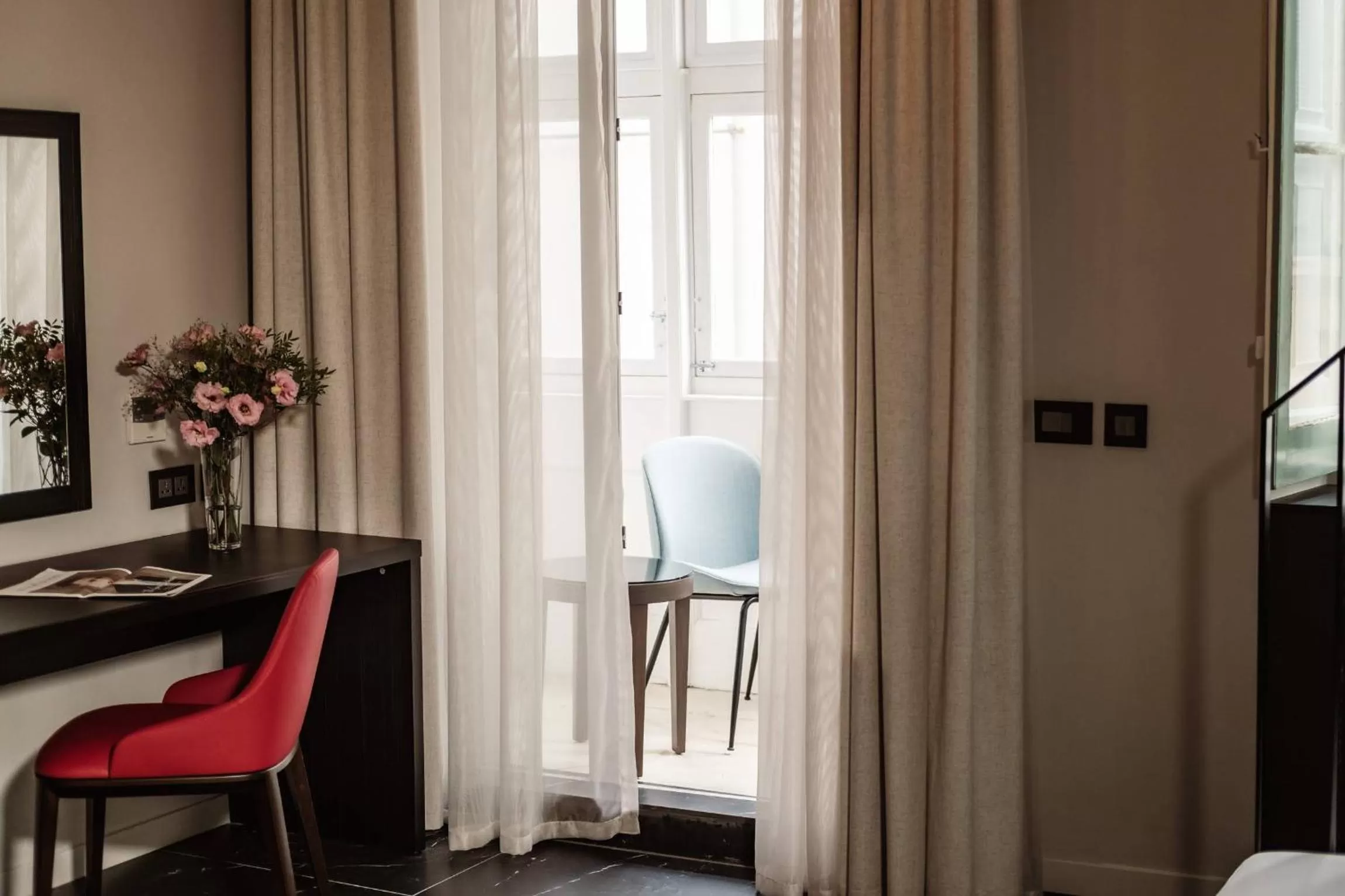 Seating area in Melior Boutique Hotel