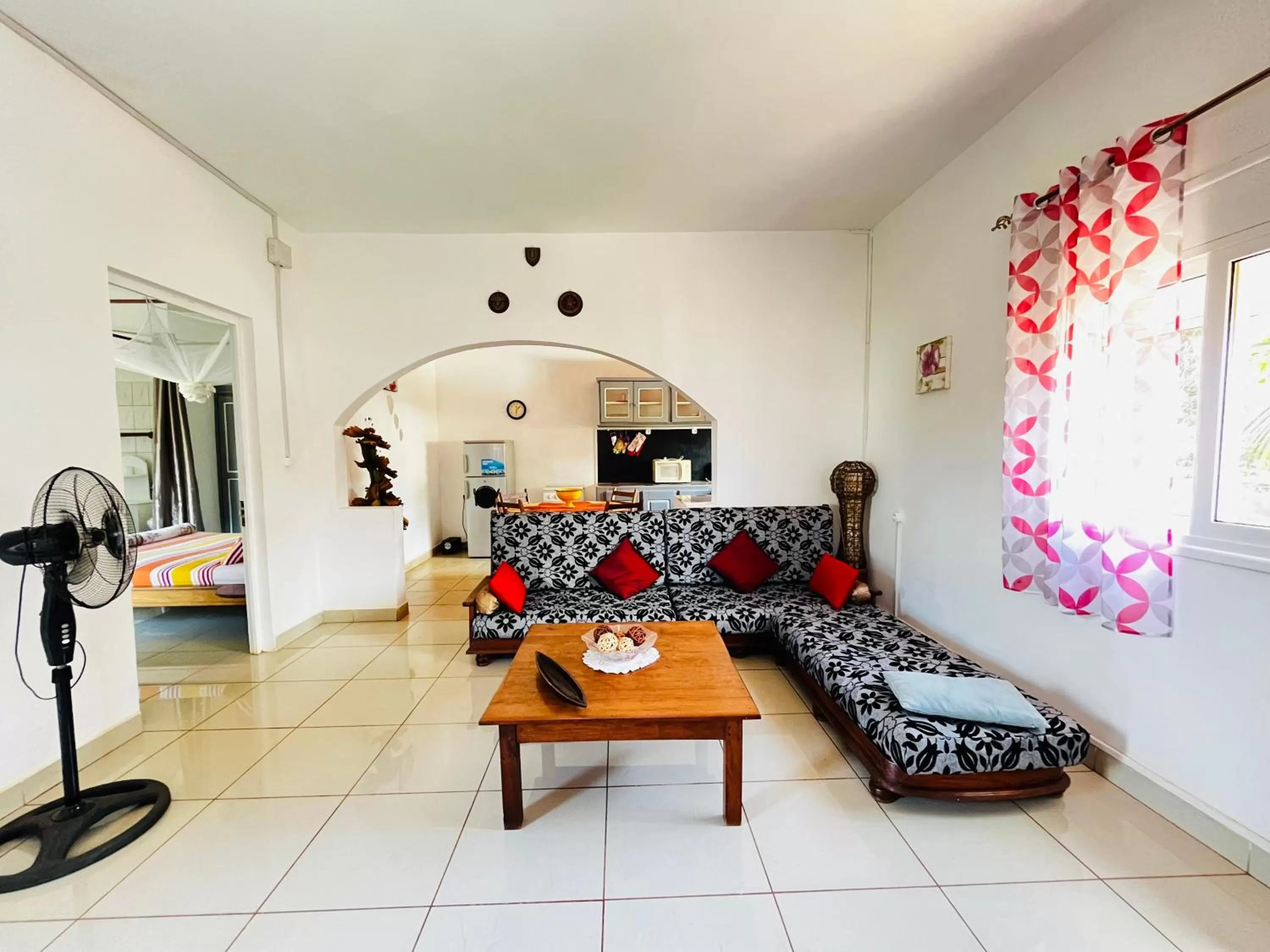 Living room in Régina Lodge Diégo Suarez Madagascar