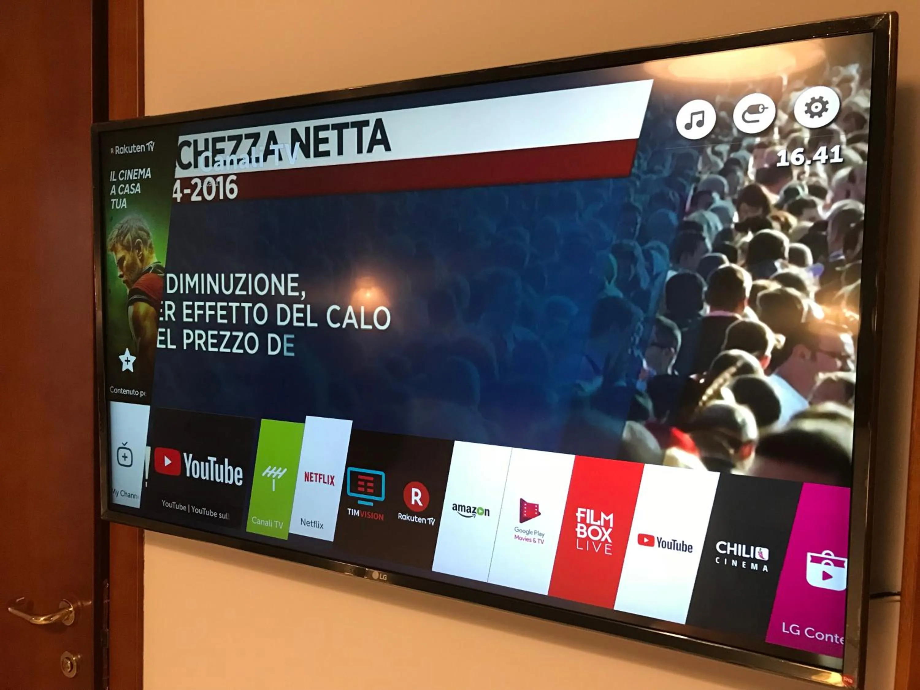 TV and multimedia in Hotel Parco Delle Rose