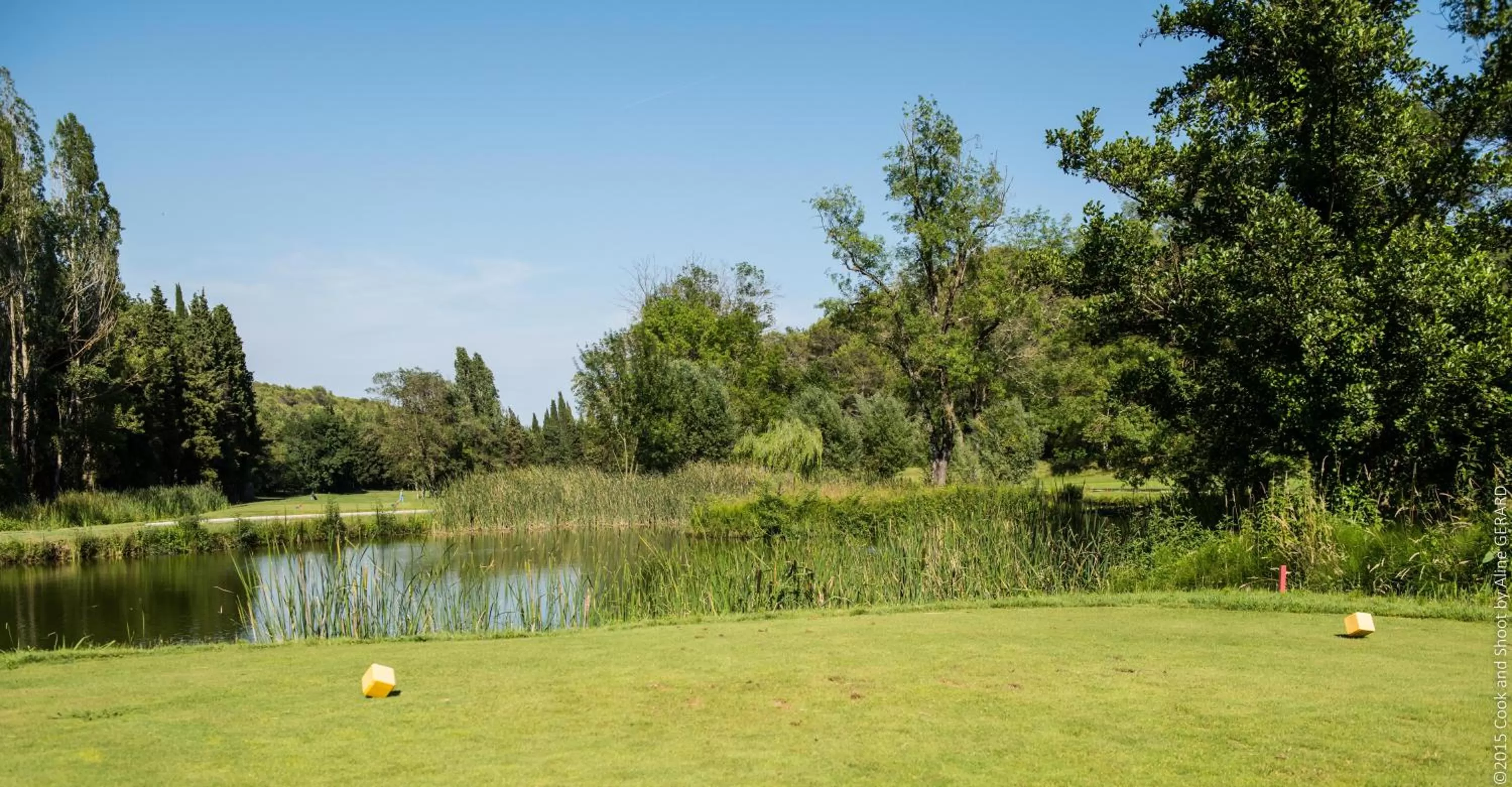 Golfcourse in Hôtel Golf & Spa Château de la Bégude The Originals Collection