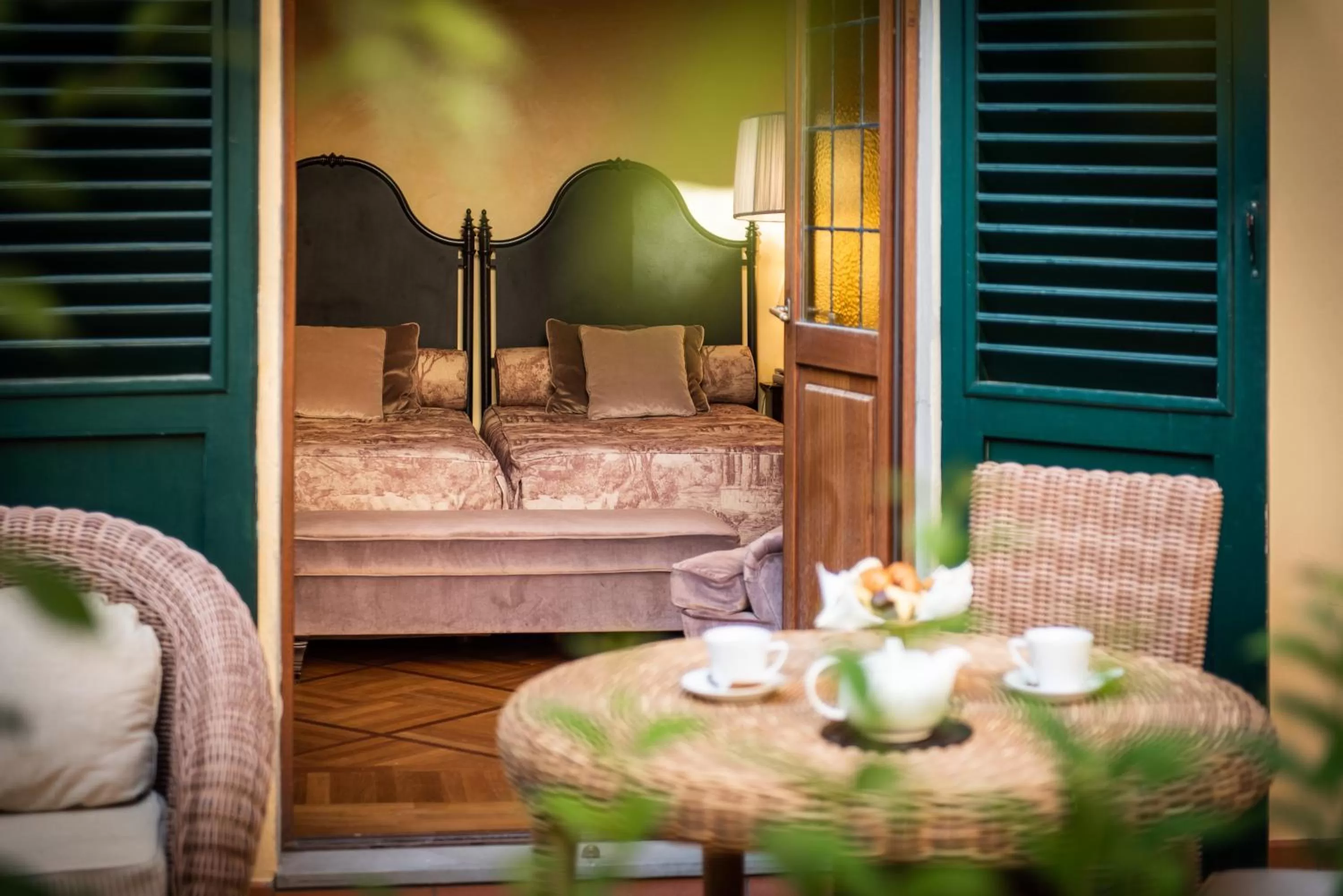 Balcony/Terrace in Grand Hotel Baglioni