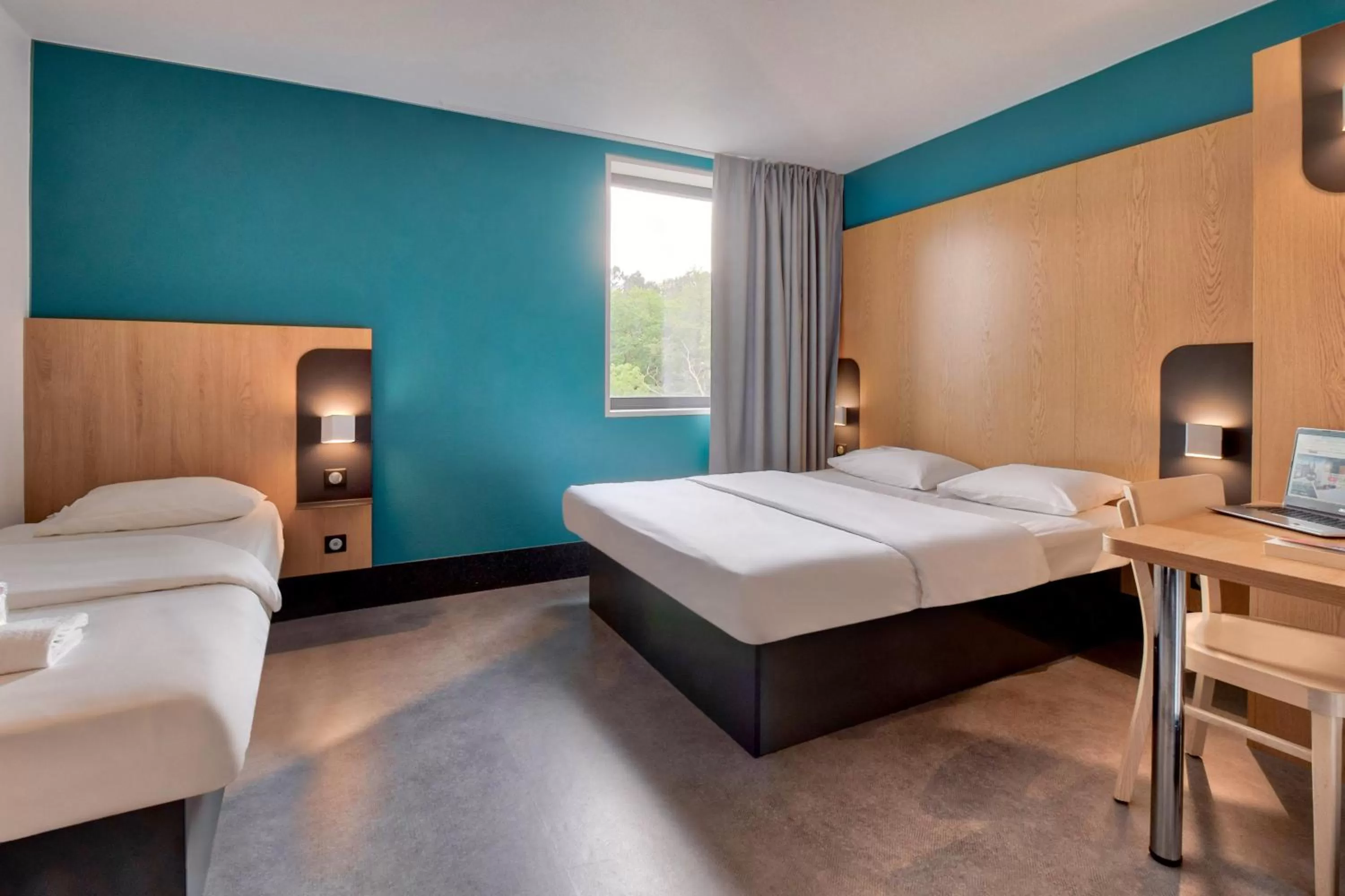 Bedroom, Bed in B&B HOTEL Bayonne Tarnos