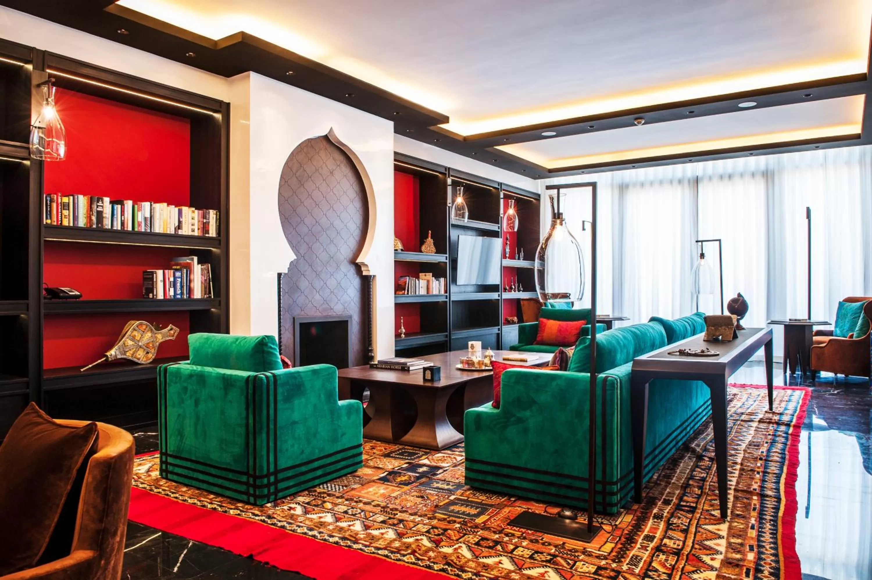 Library in STORY Rabat