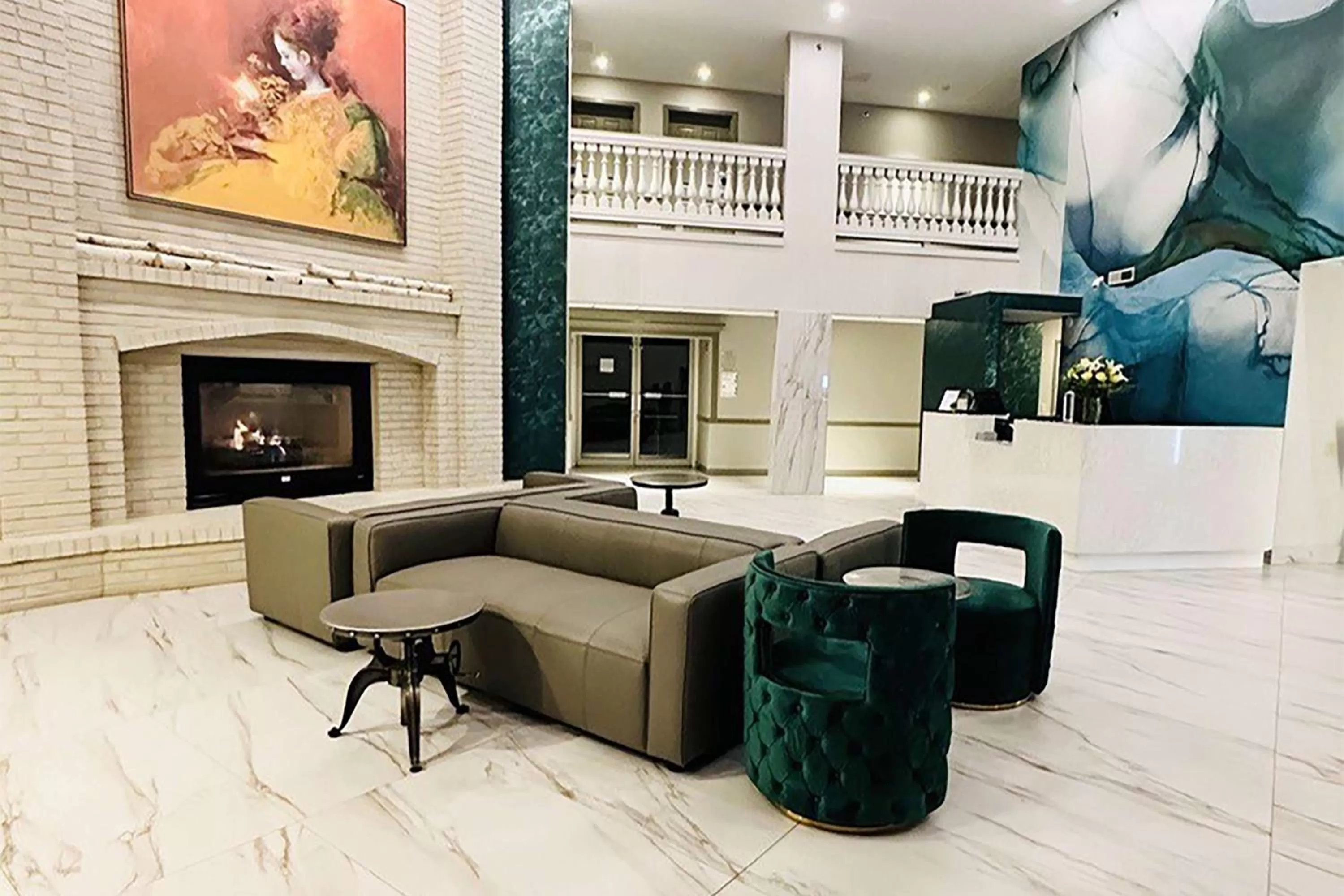 Lobby or reception in Wyndham Garden Galena Hotel & Day Spa