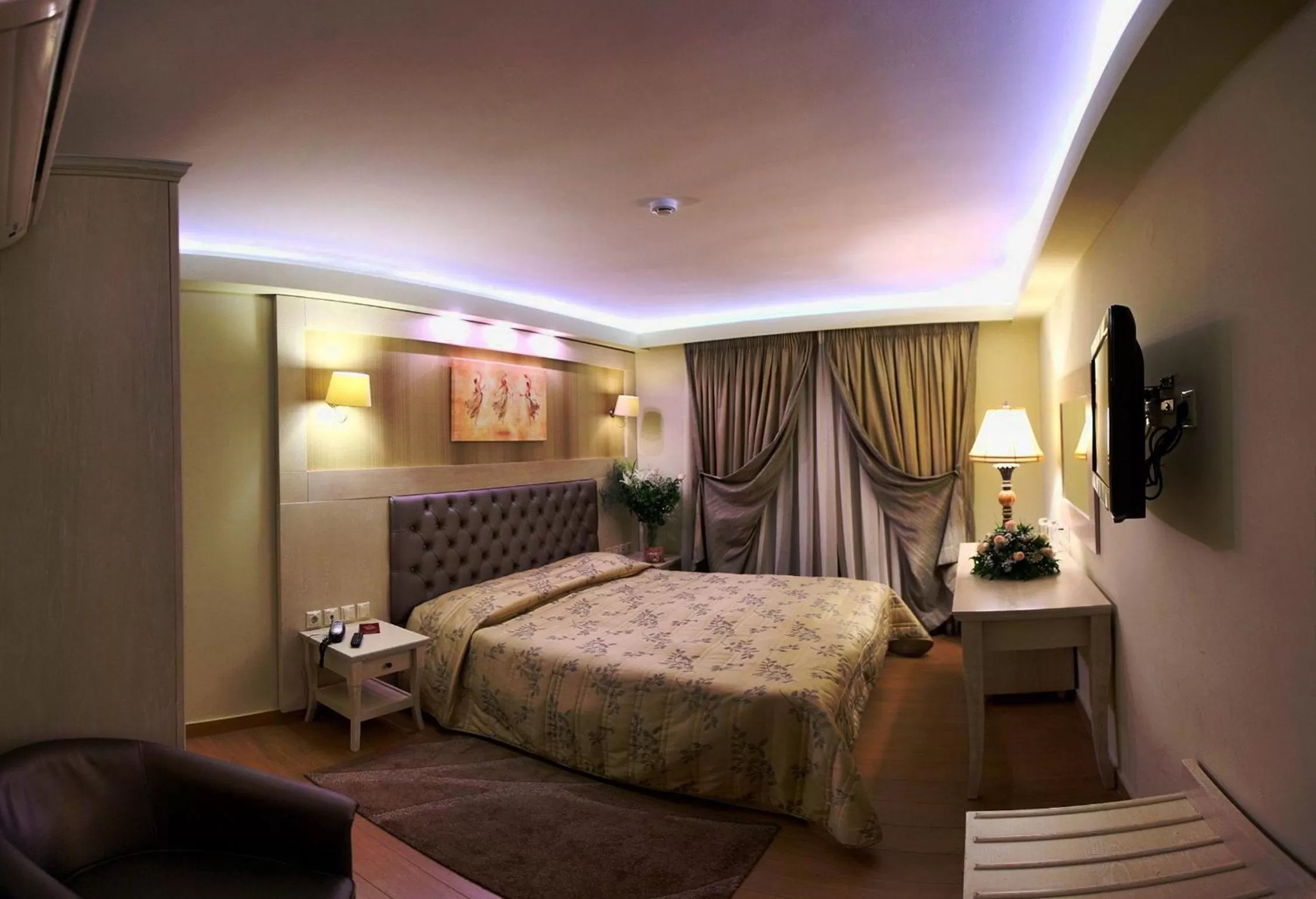 Photo of the whole room, Bed in Theofilos Paradise Boutique Hotel