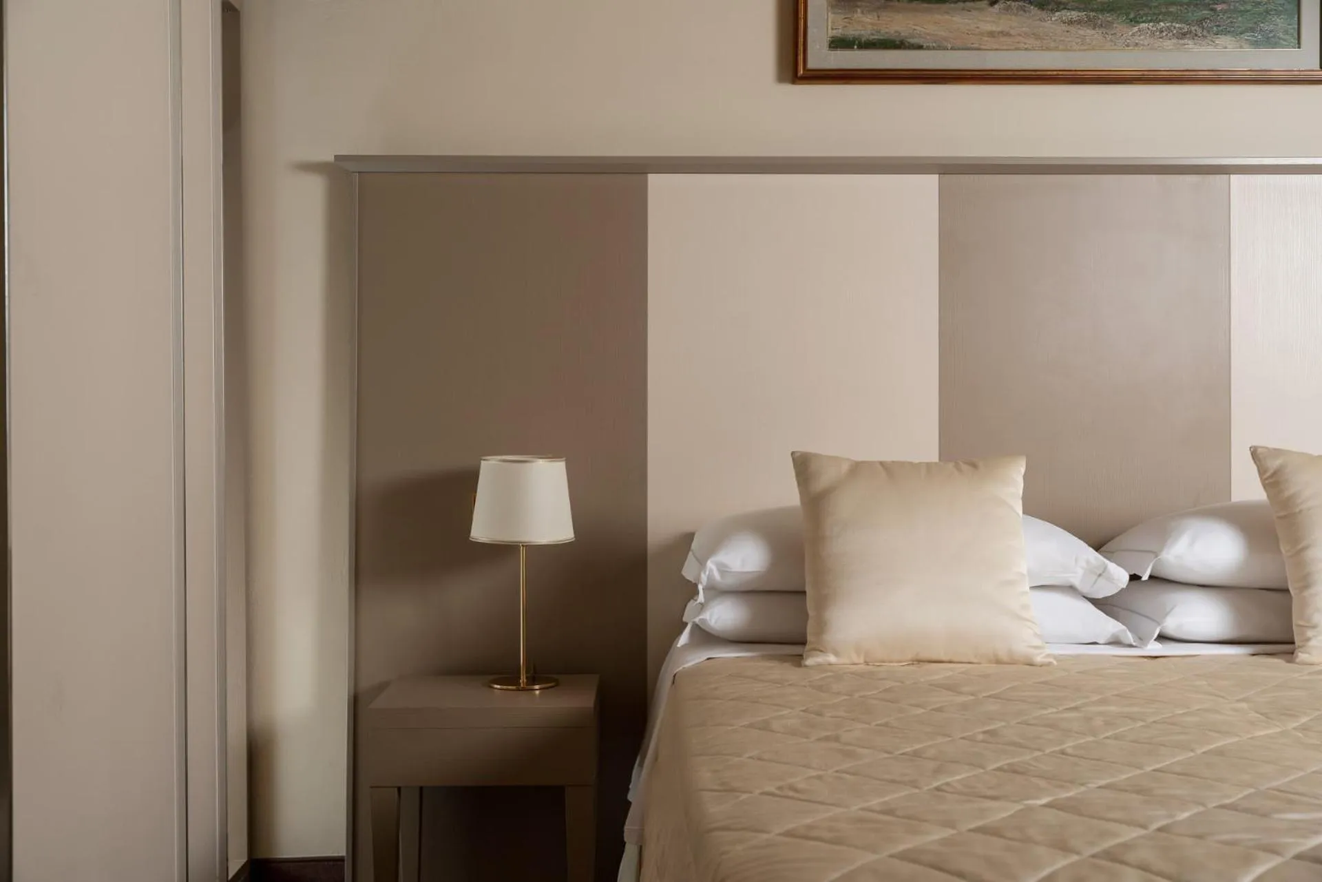 Decorative detail, Bed in Albergo Rossini 1936 Small & Charming