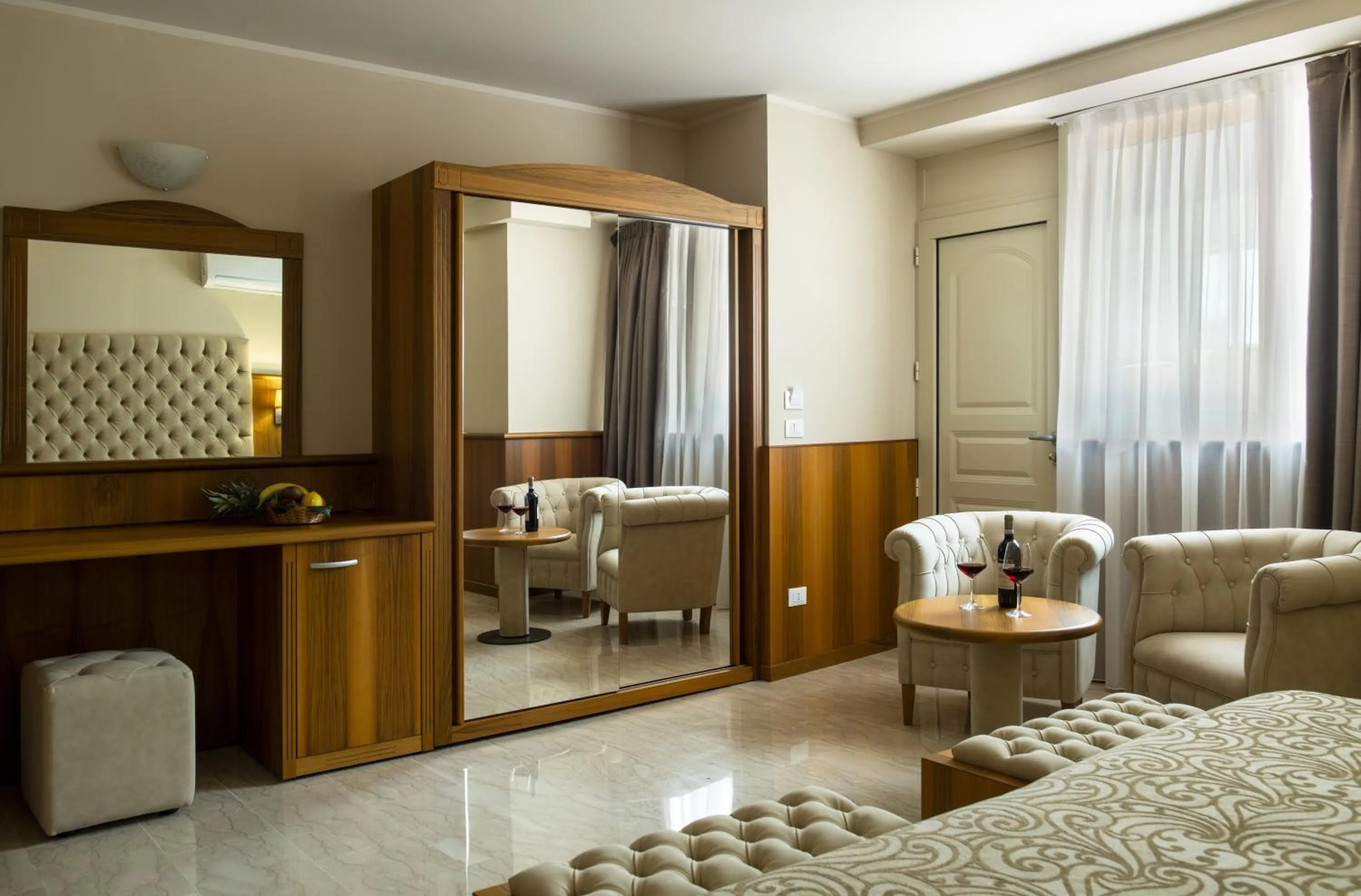 Bed in Hotel Panoramic