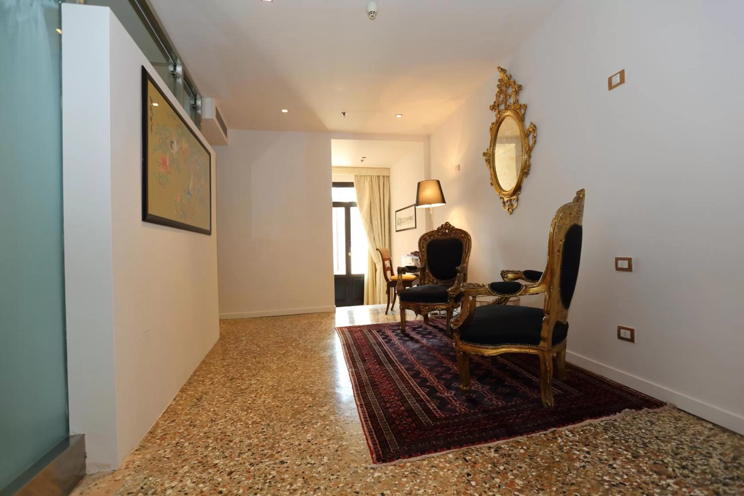 Seating area in Ca' Nigra Lagoon Resort