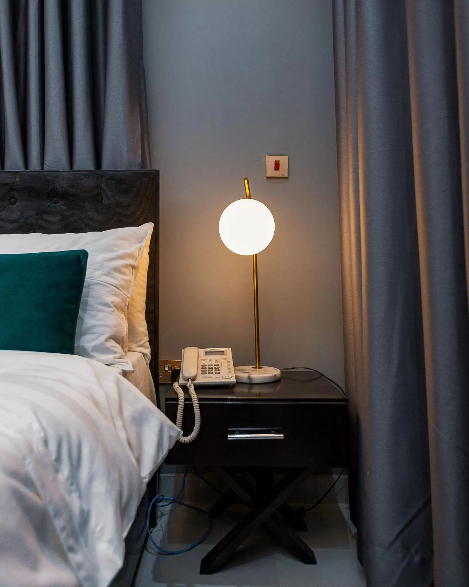 Bed in The Avery Suites, East Legon