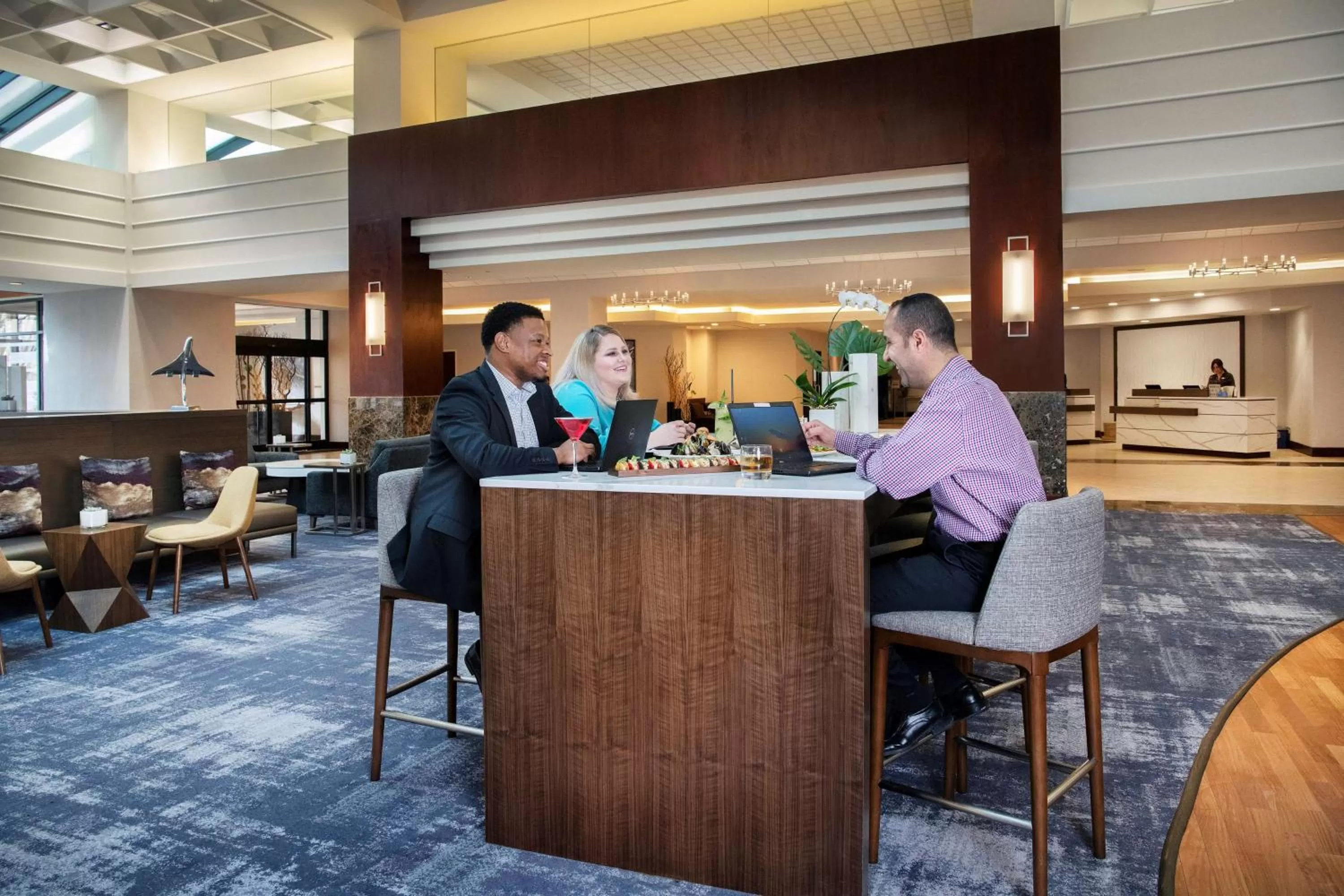 Lobby or reception in Hyatt Regency Dulles