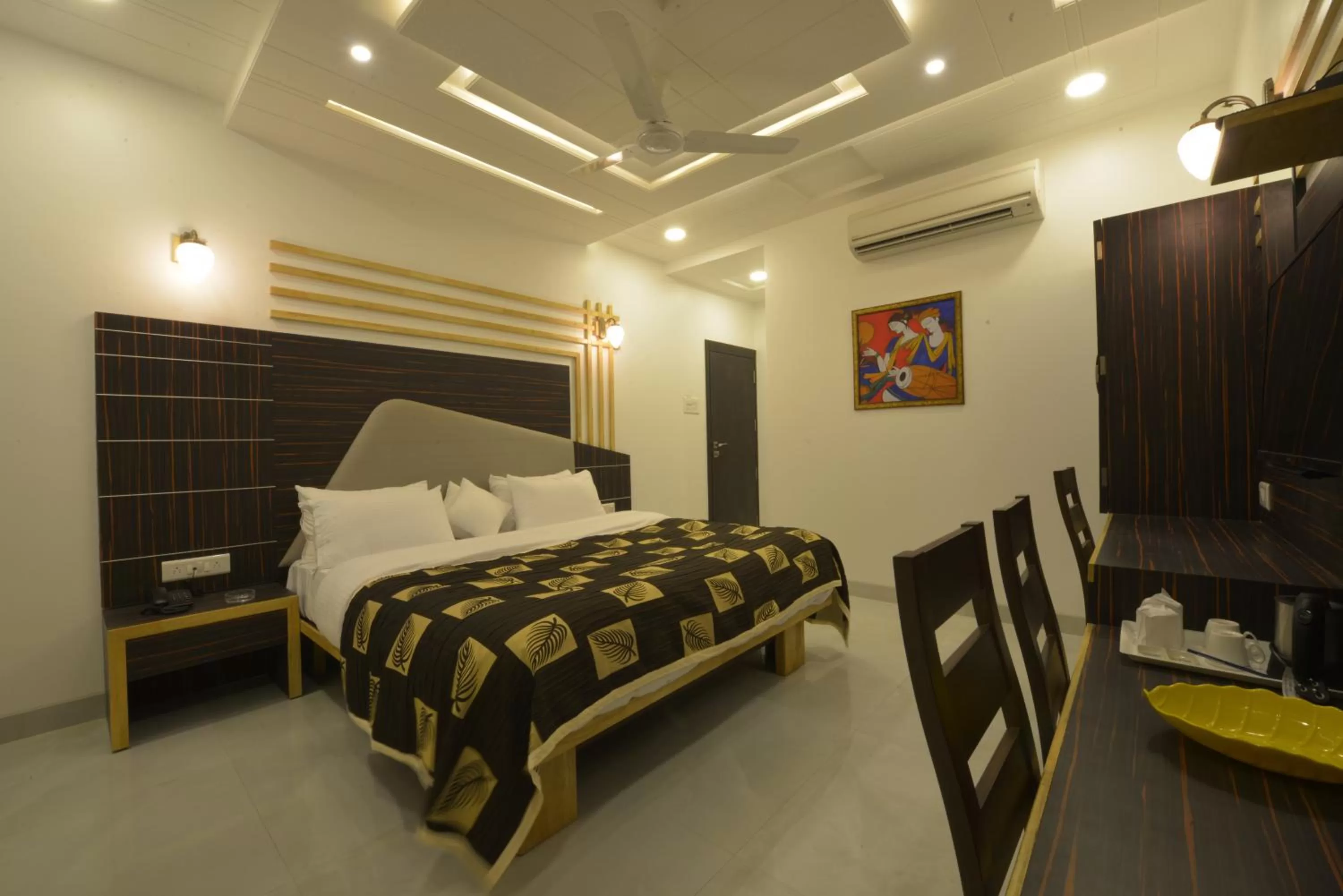 Bed in Hotel JP International