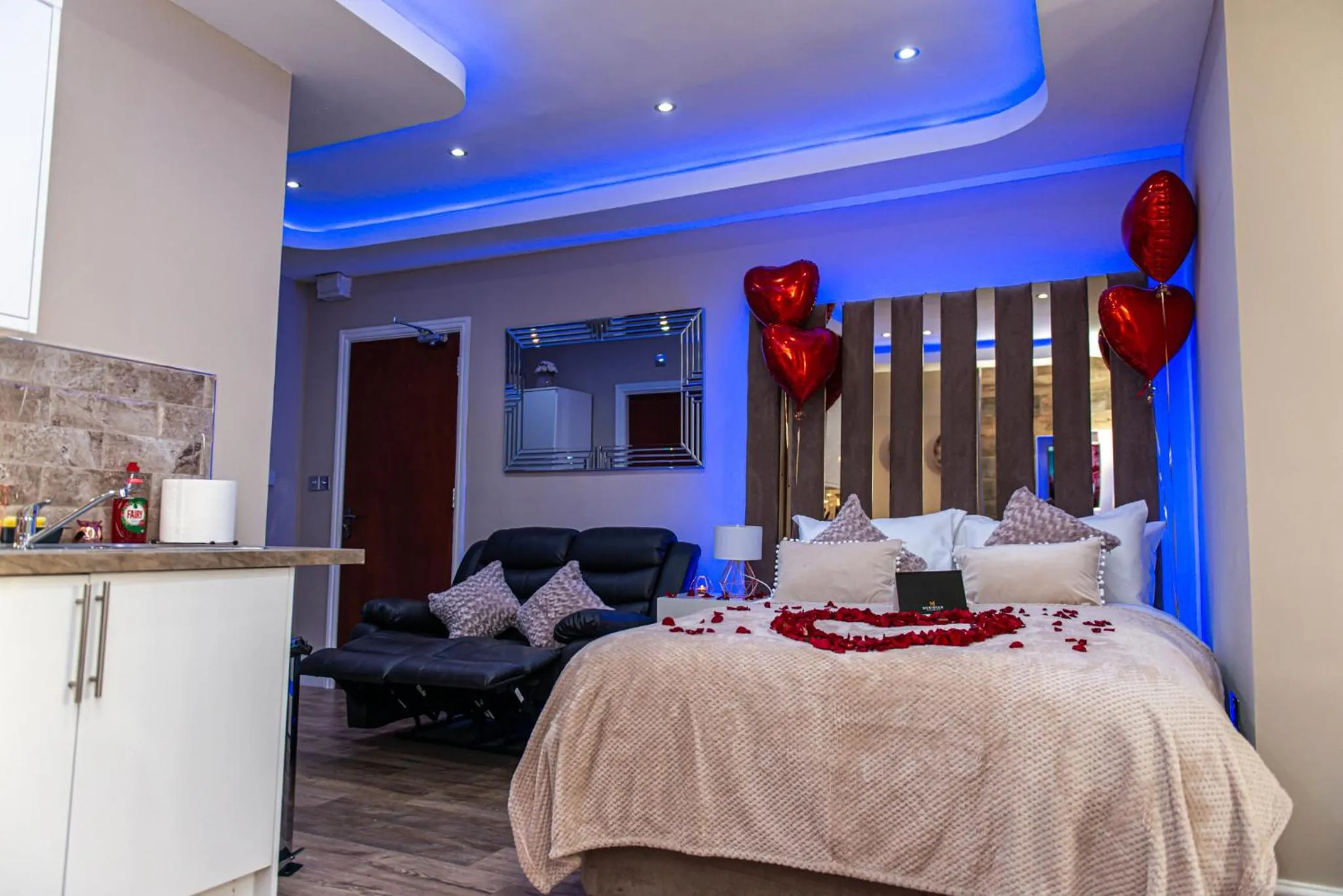 Bed in Meridian Serviced Apartments