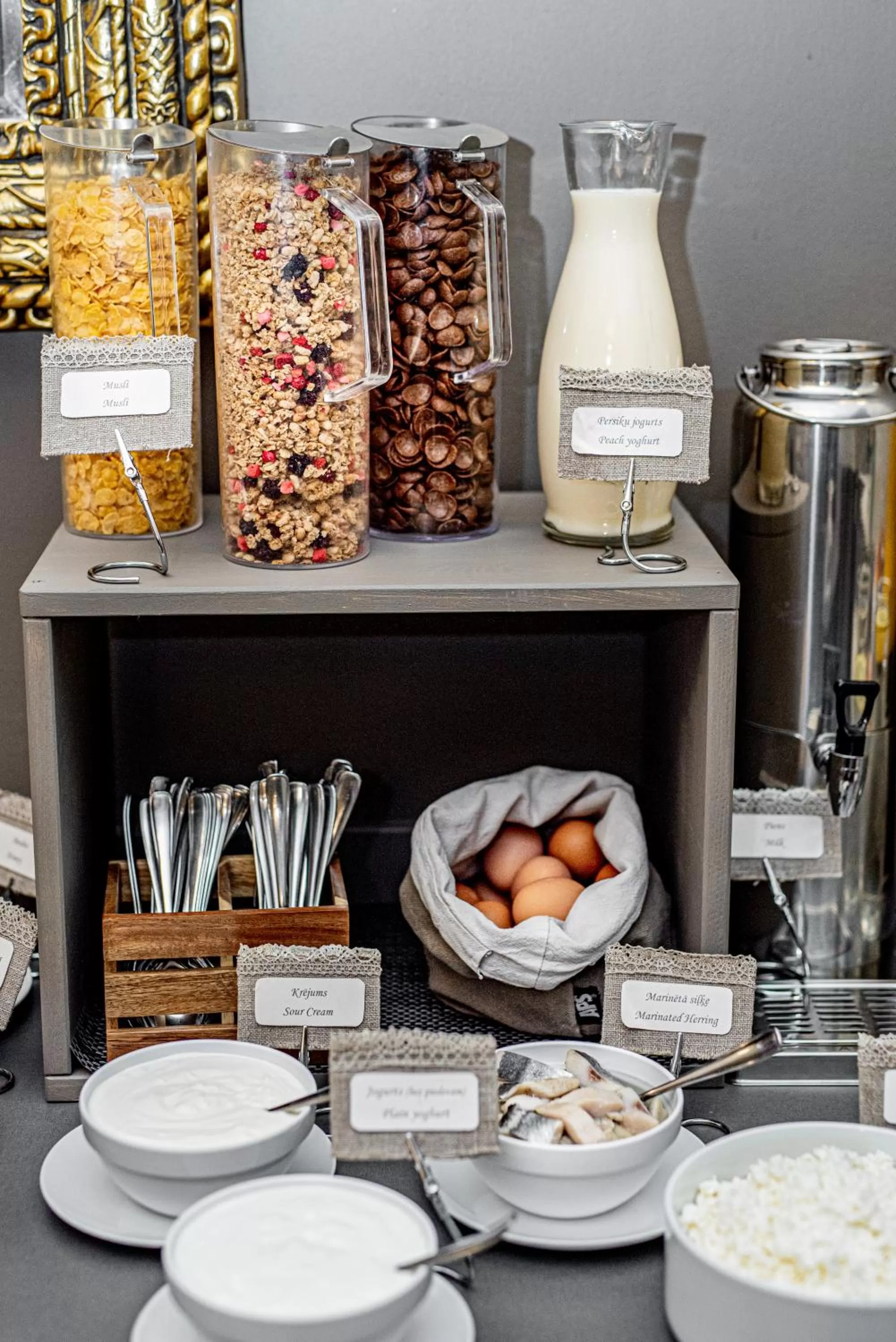 Breakfast in Hotel Sigulda