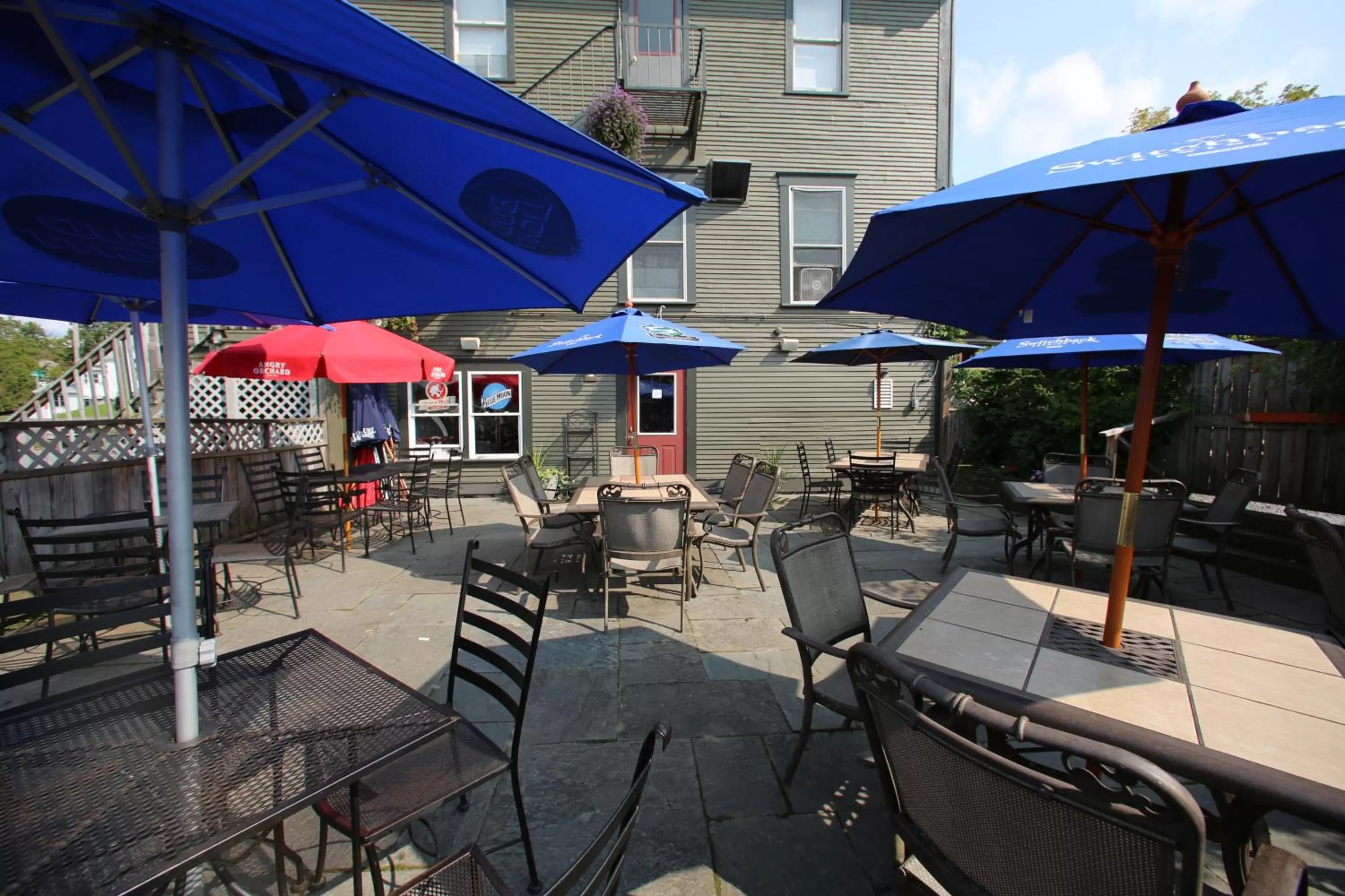 Patio in Smugglers Notch Inn
