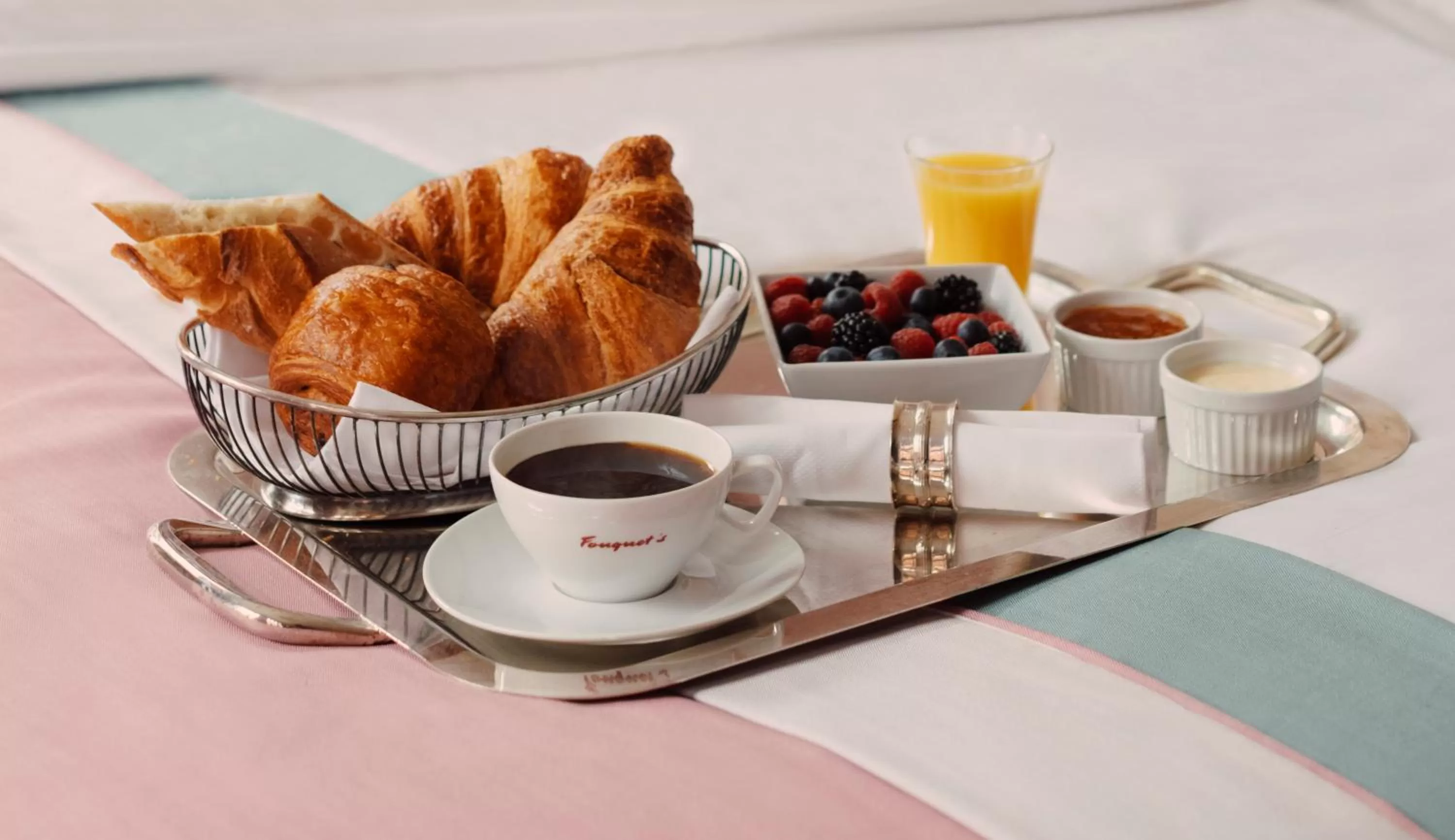 Food and drinks in Fouquet's New York