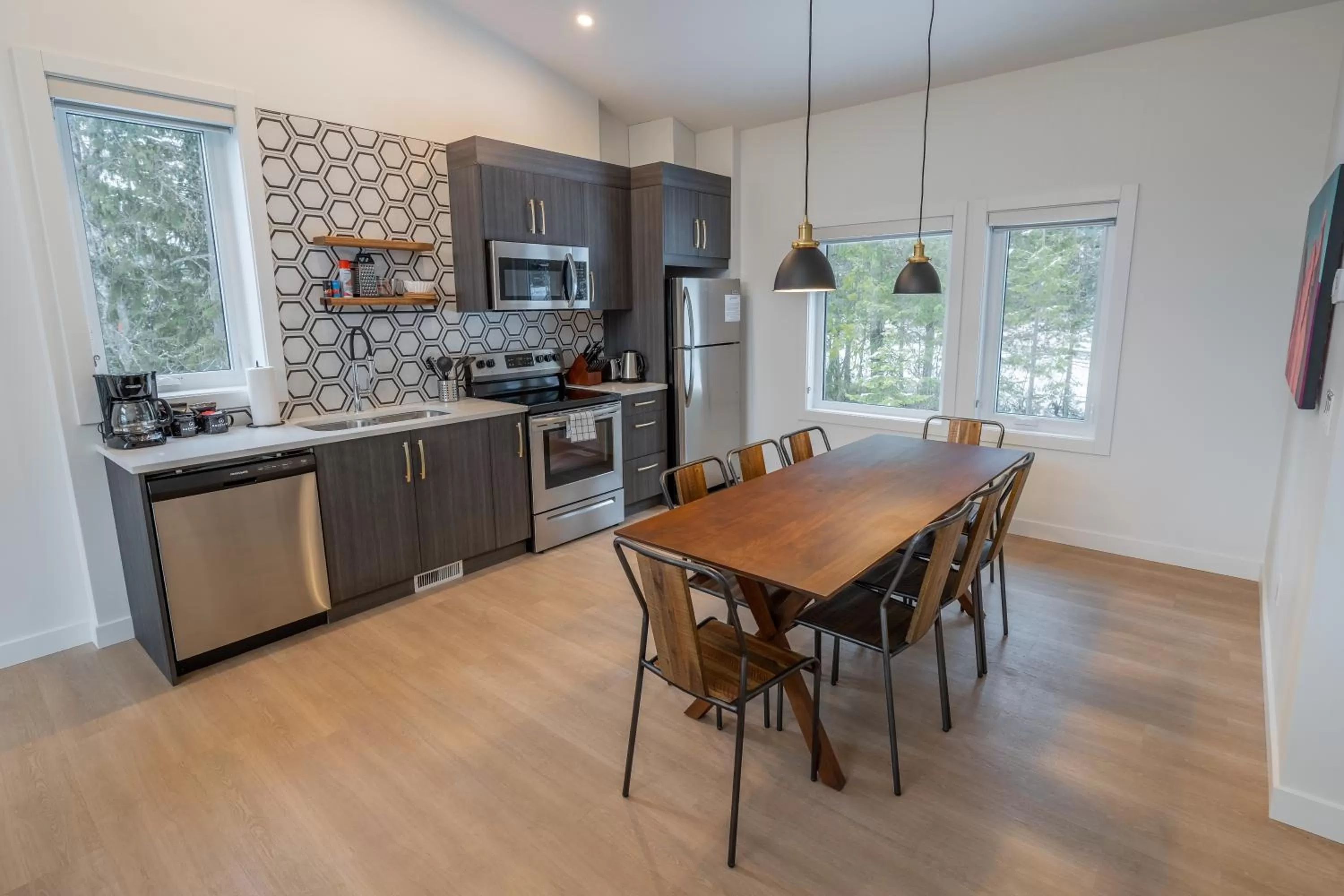 Kitchen or kitchenette in Basecamp Resorts Revelstoke