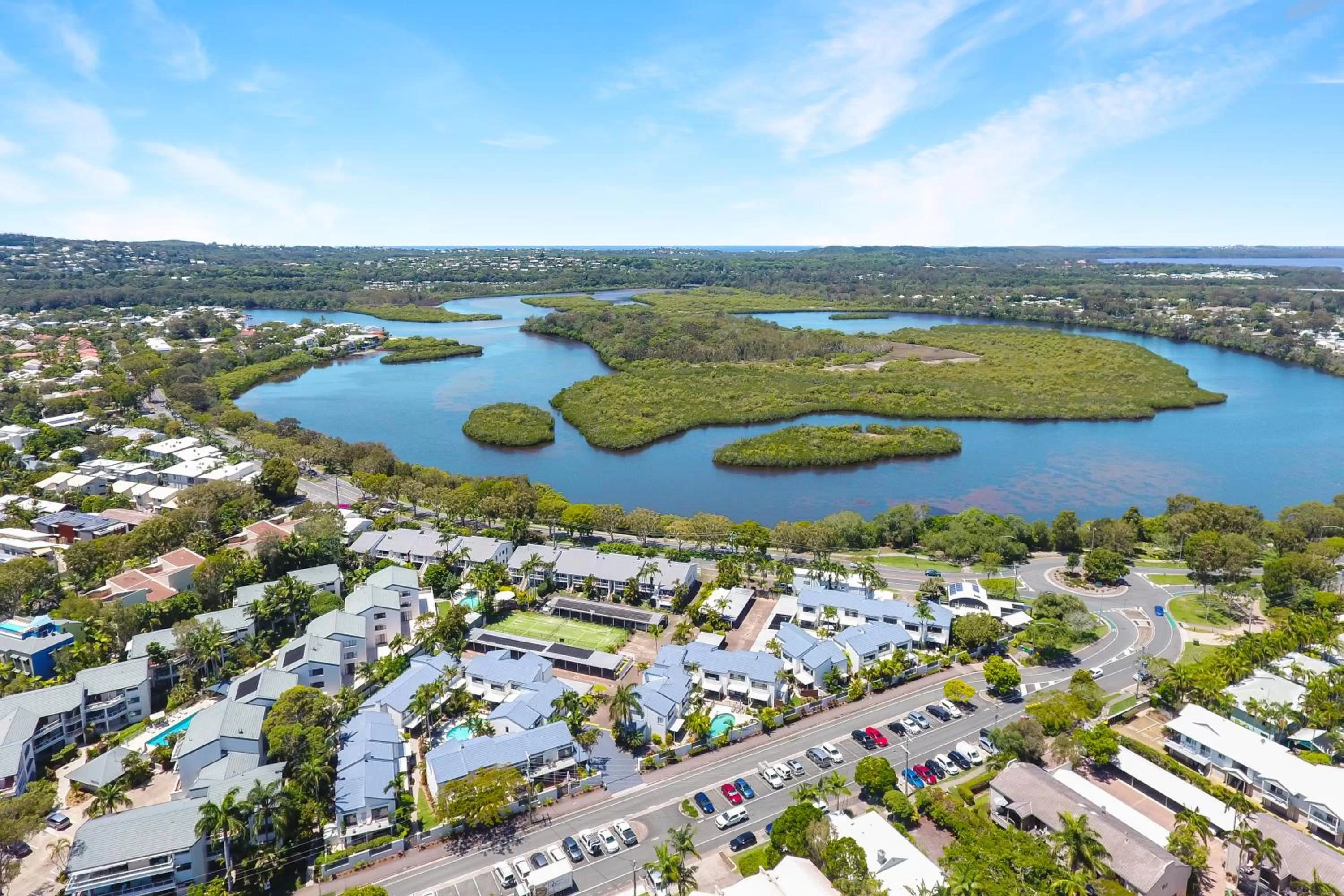 Bird's eye view in Noosa Place Resort