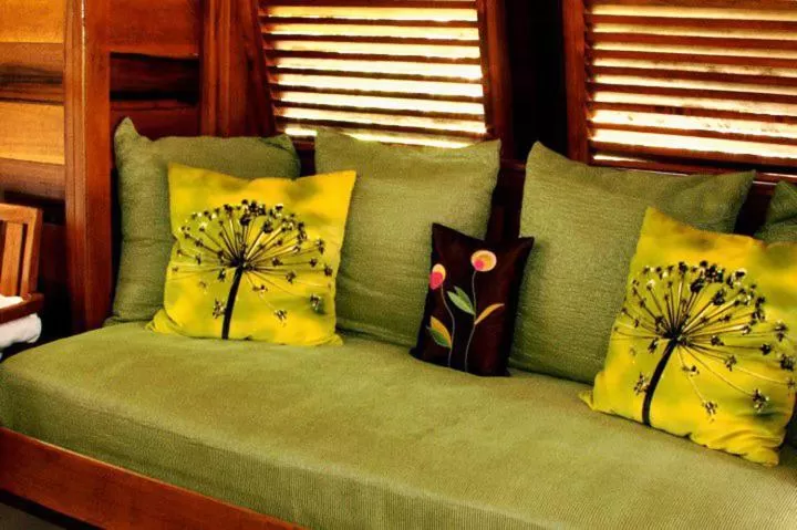 Decorative detail, Bed in Acajou Hotel