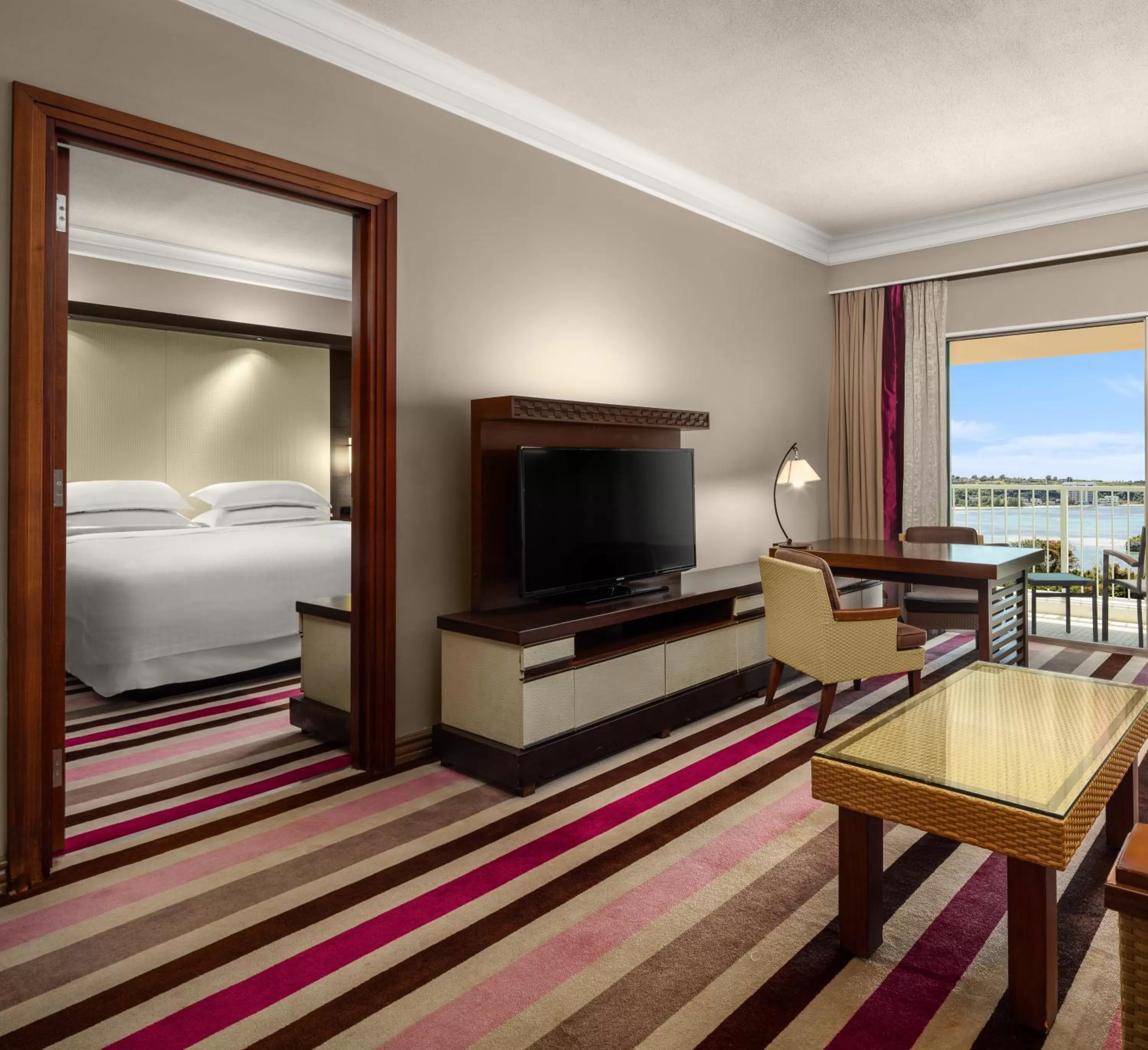 Bed in RIHGA Royal Laguna Guam Resort