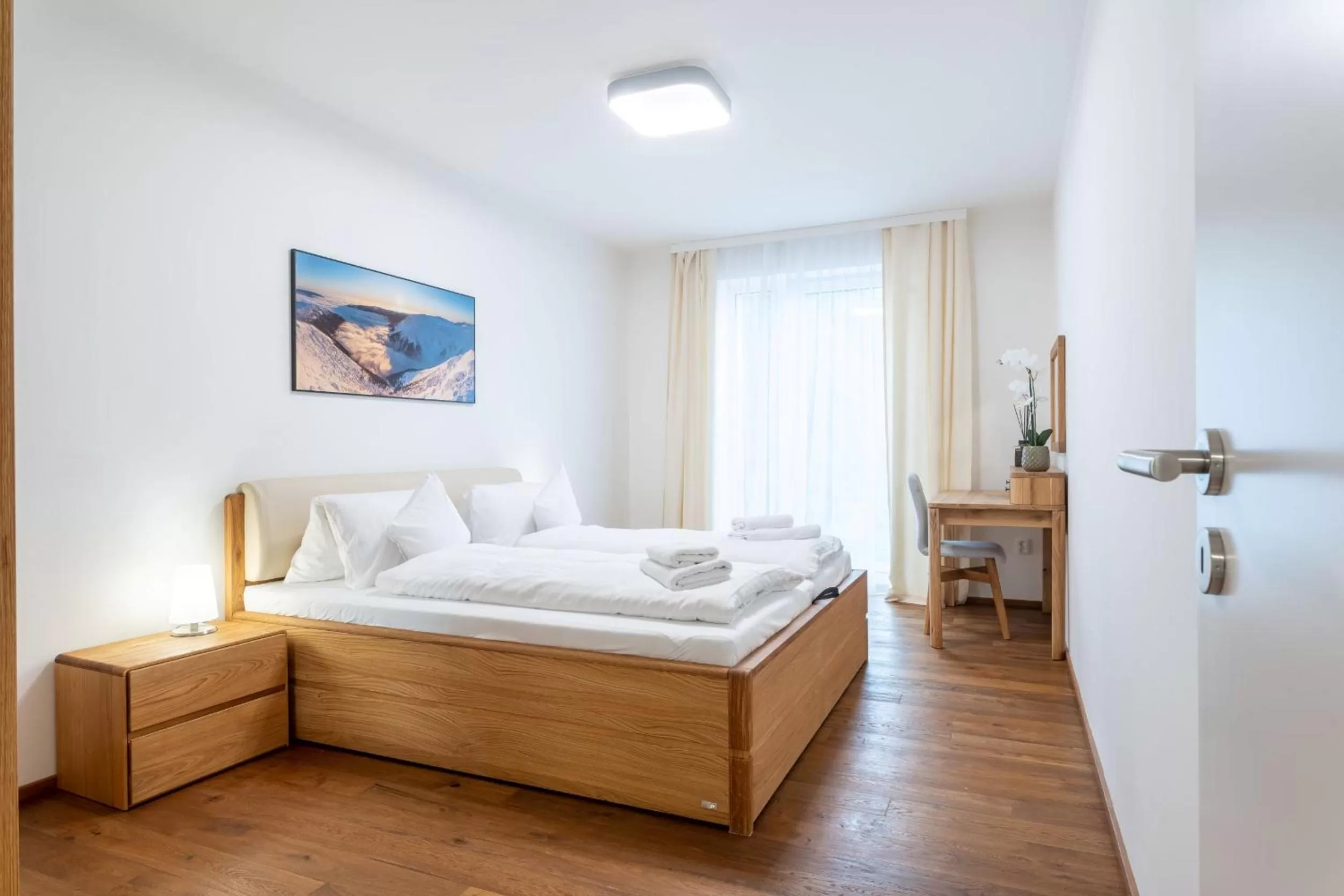 Bedroom, Bed in Resort Vrchlabí