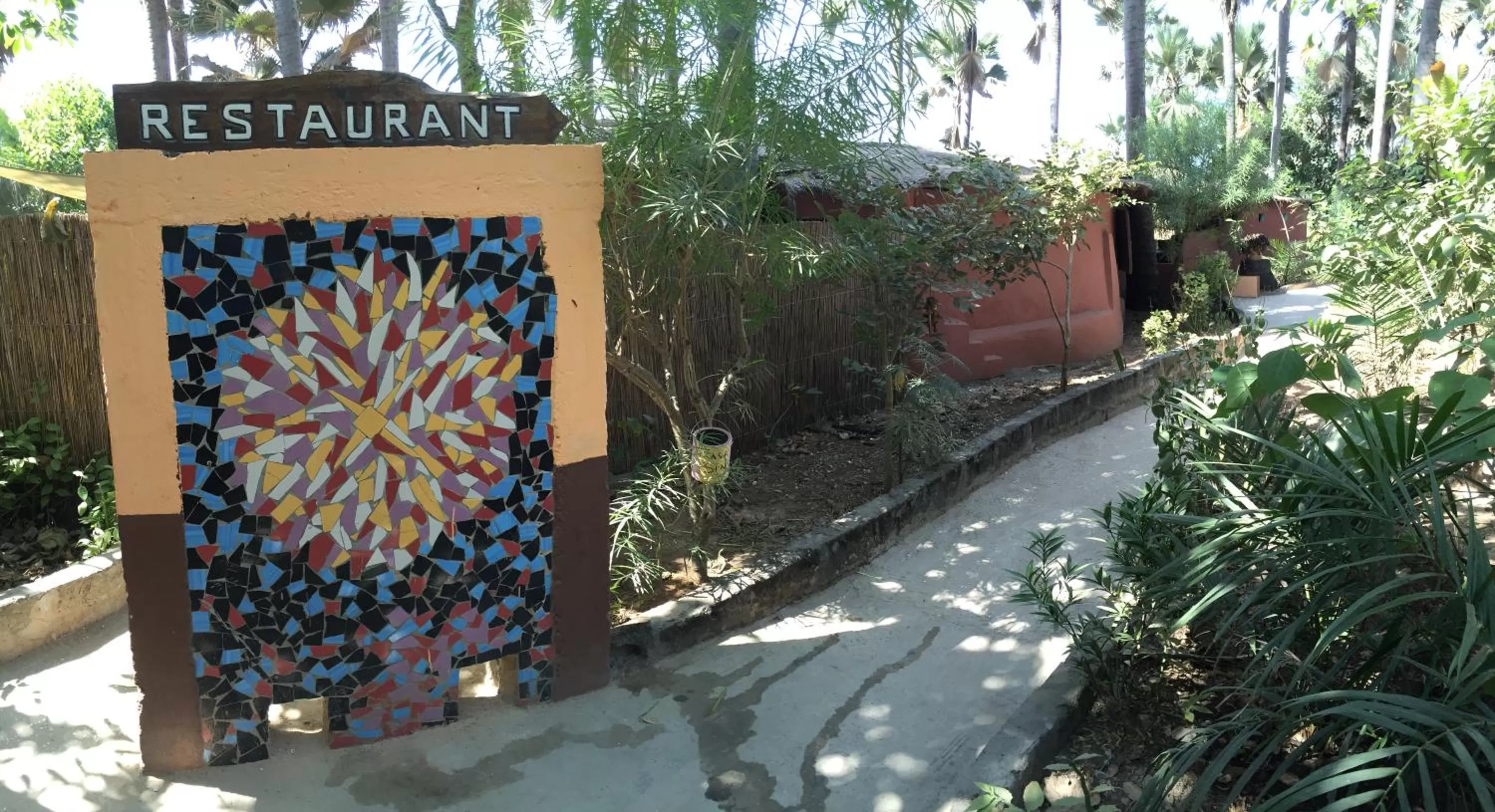 Garden in Nemasu Eco-lodge
