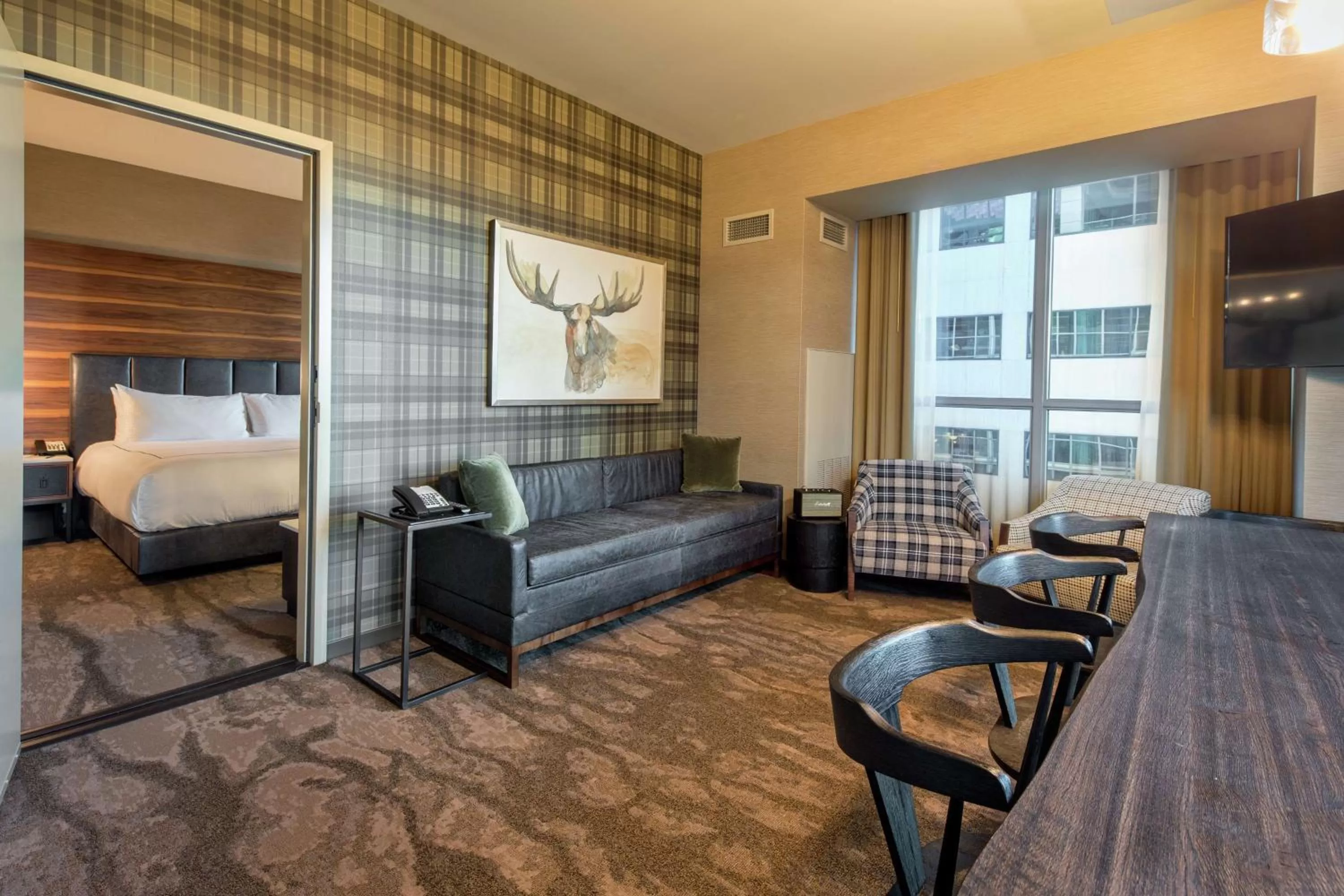 Bedroom, Bed in The Porter Portland, Curio Collection By Hilton