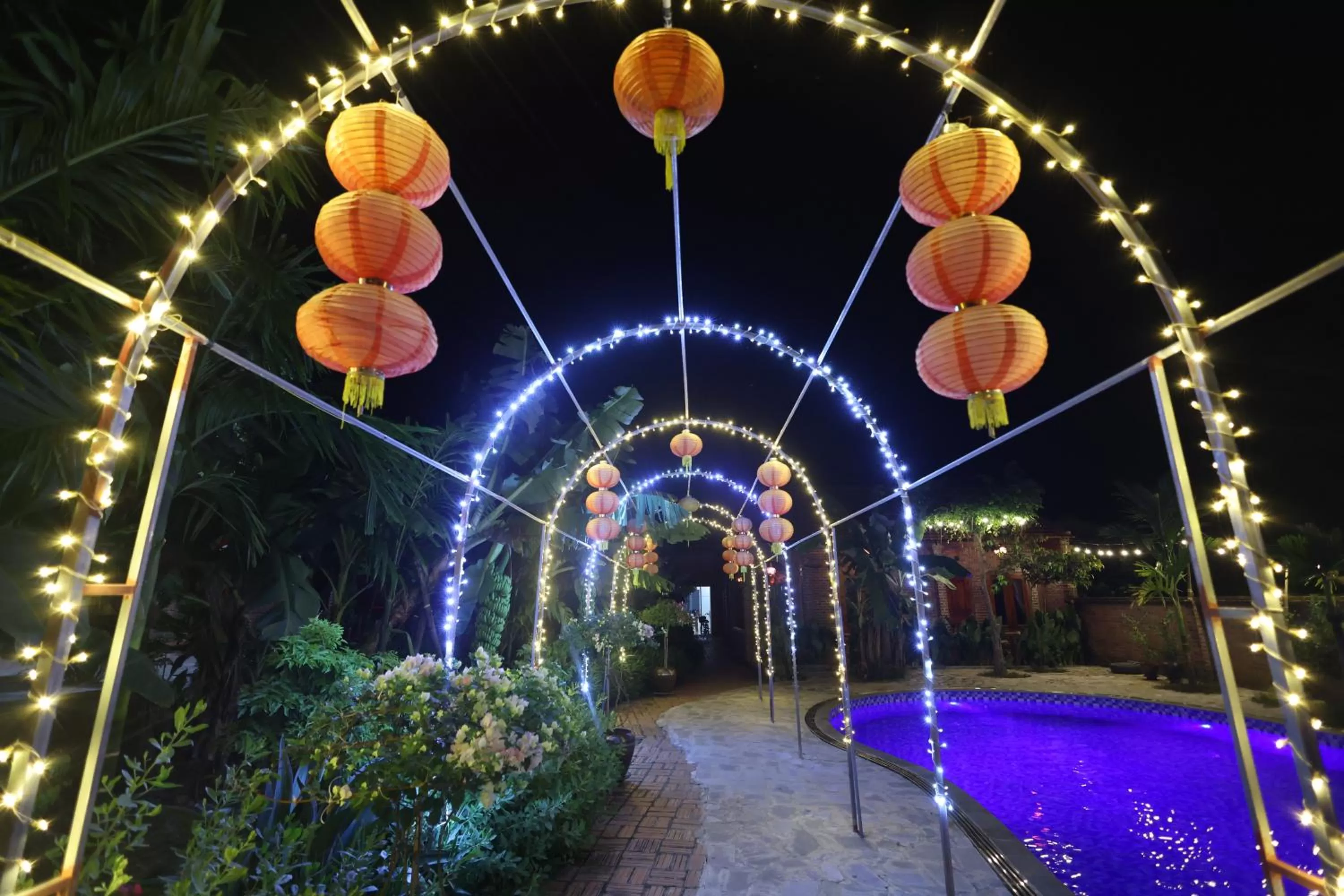 Night in Phạm Gia Homestay Ecogarden