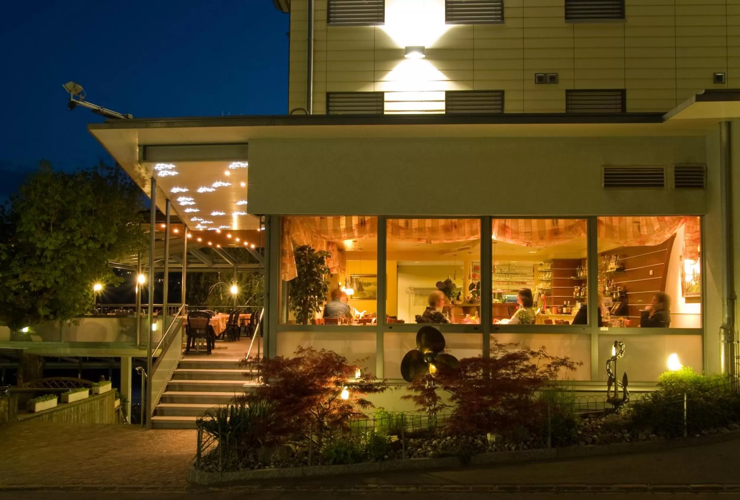 Facade/entrance in Seehotel Delphin