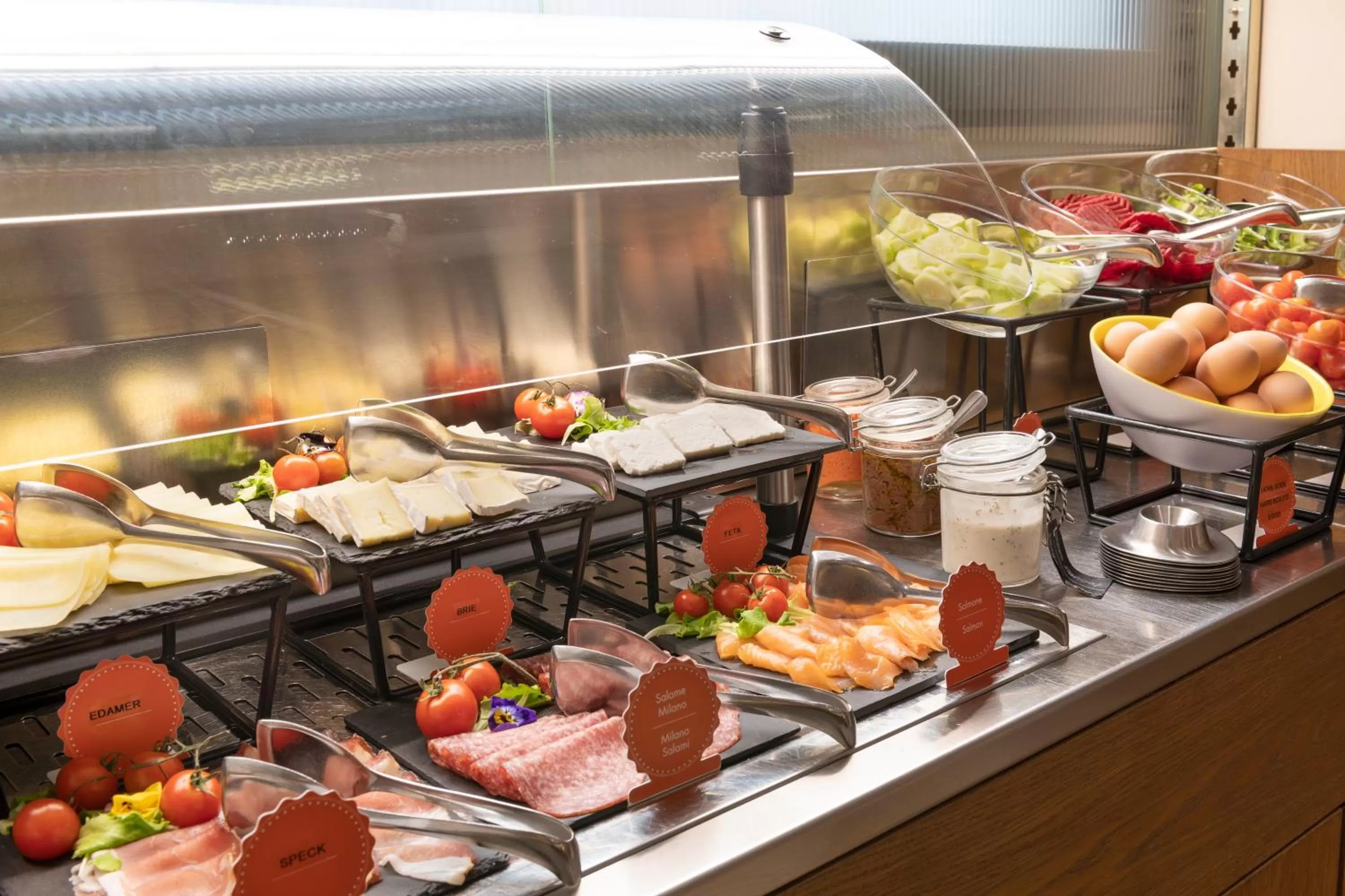 Buffet breakfast in Room Mate Collection Giulia, Milan