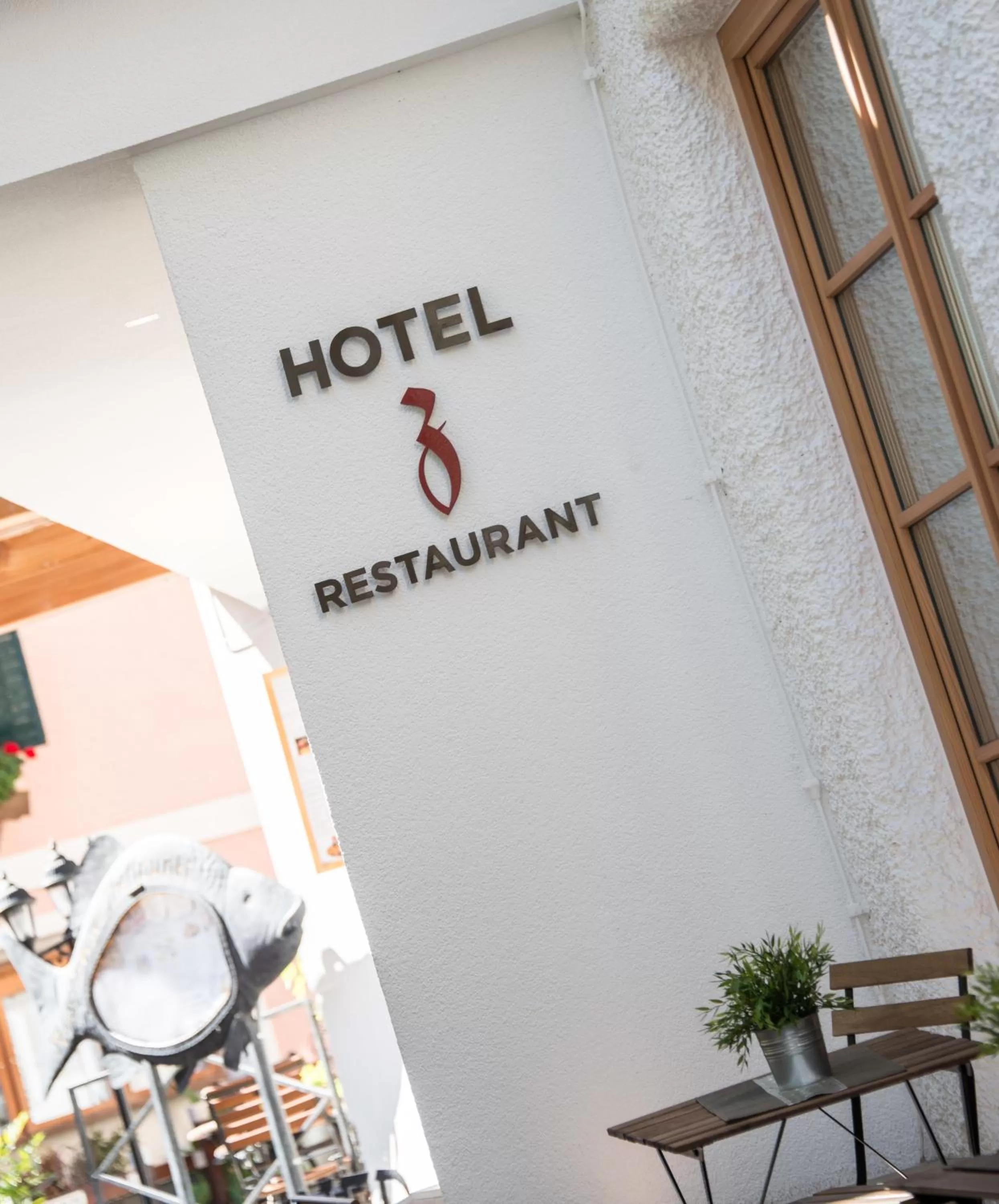 Decorative detail in Seewirt Zauner - contactless check in