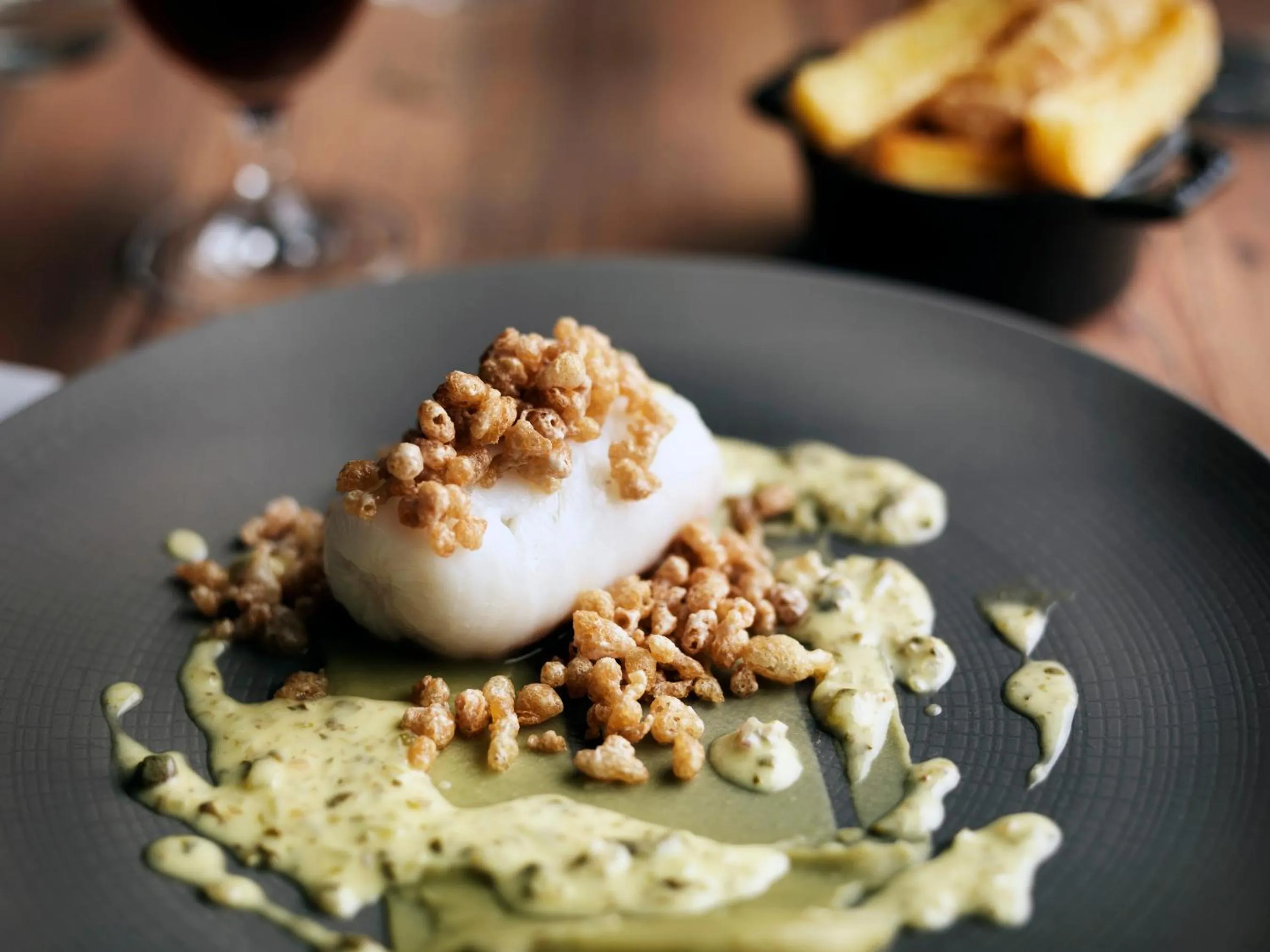 Food close-up in The Crown