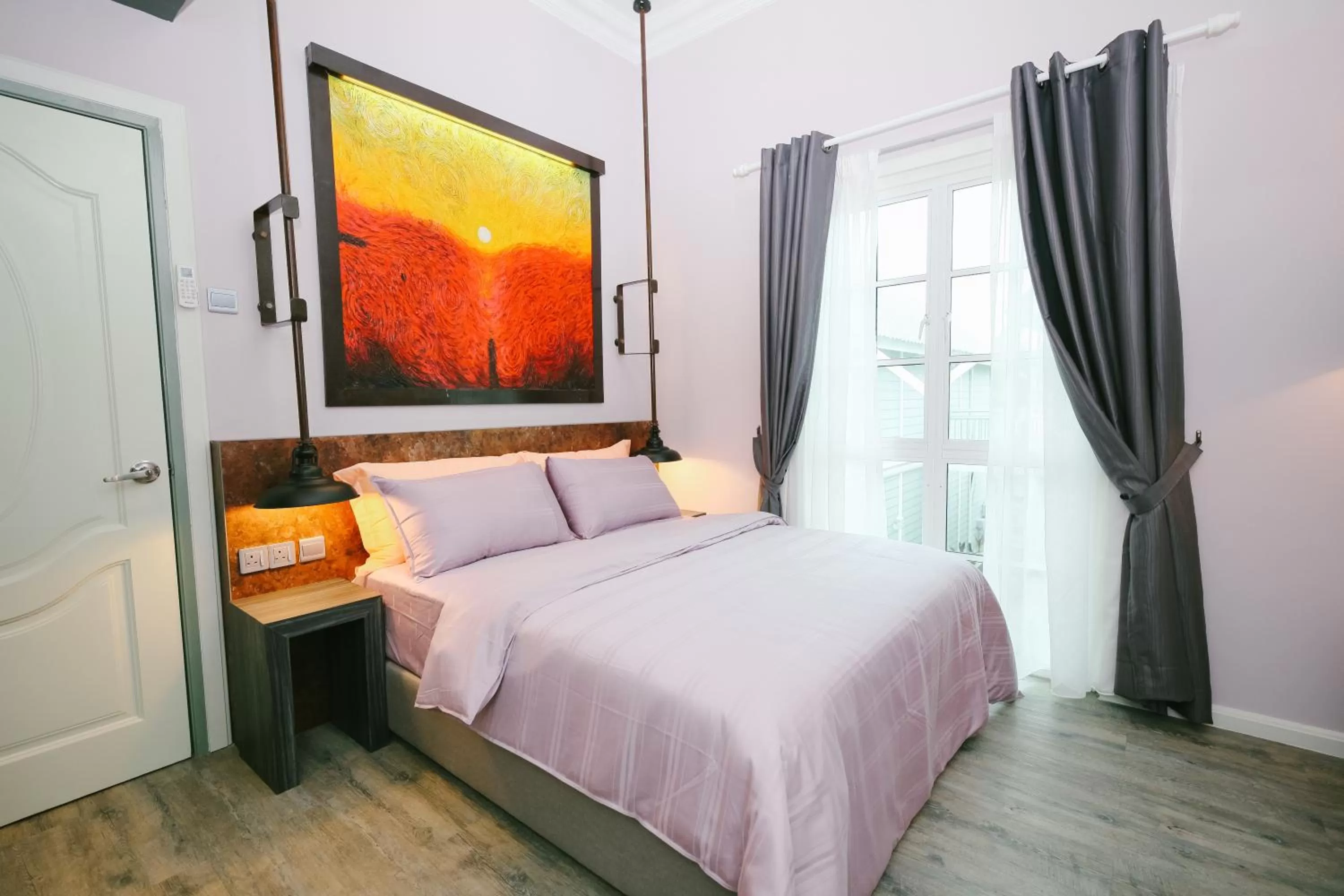 Bed in Royale Chenang Resort