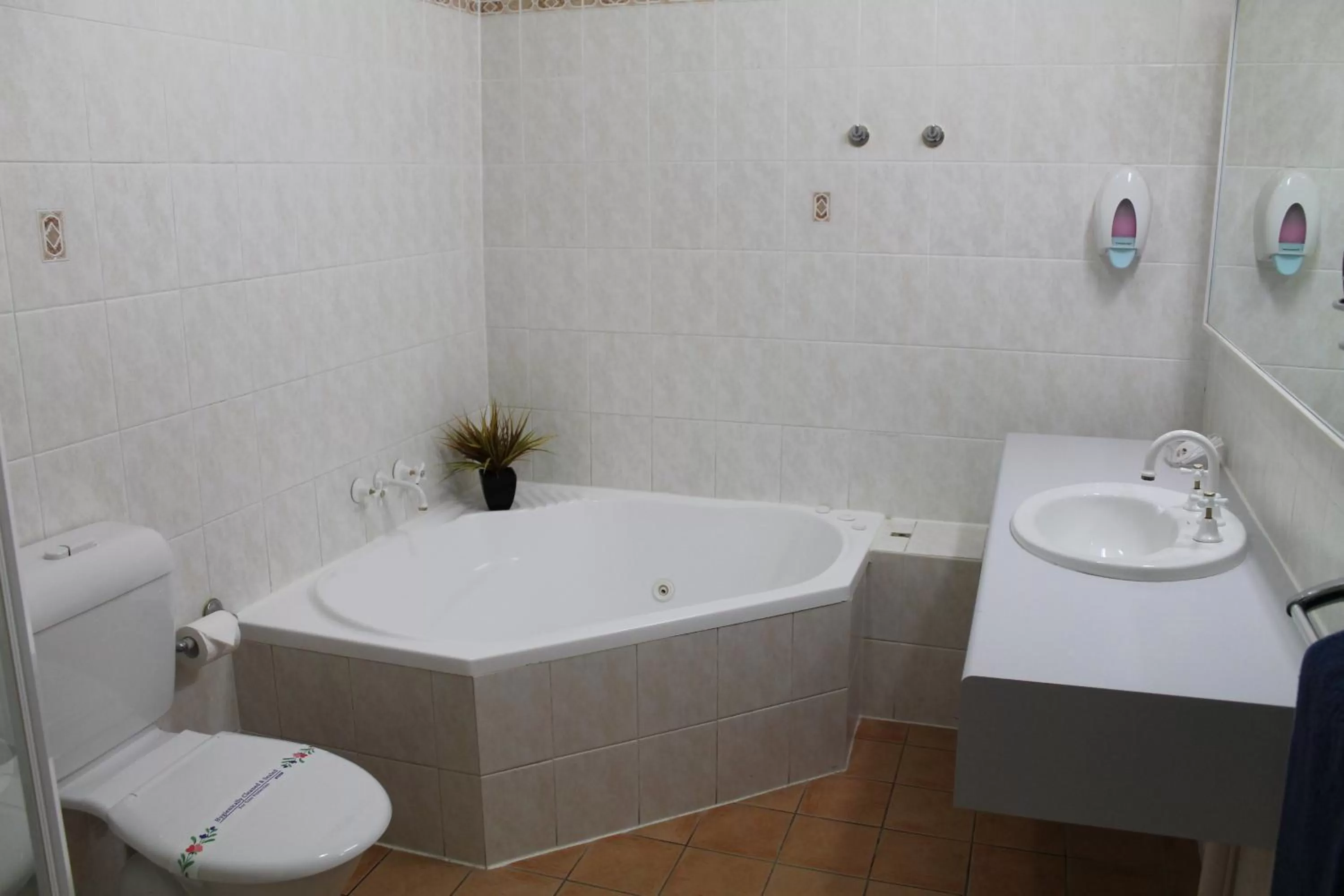 Bathroom in Lakeview Motor Inn