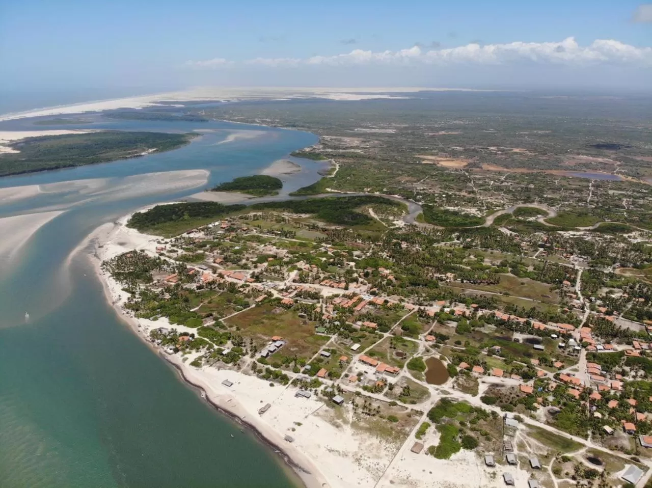 Bird's eye view in Vila das Águas