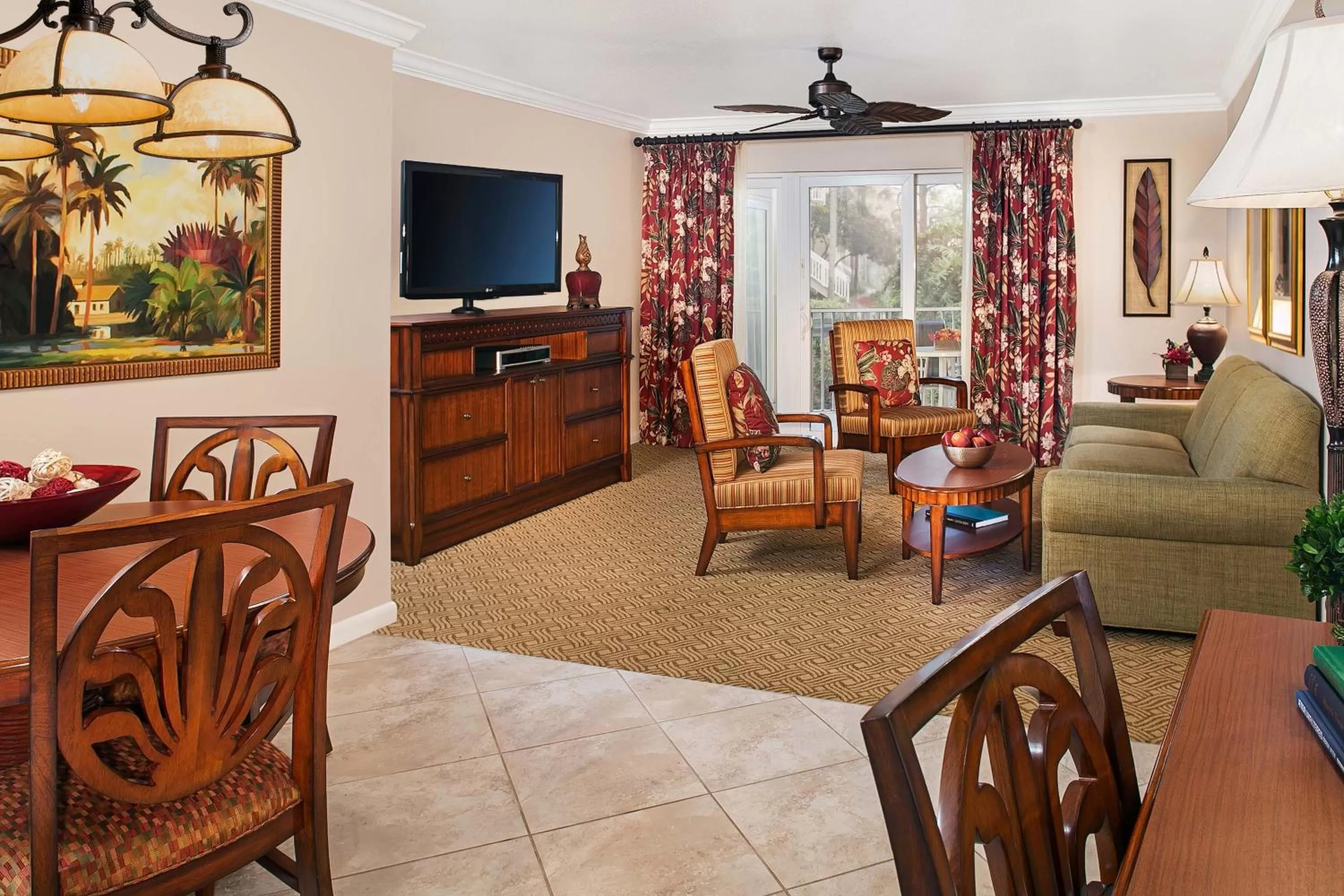 Living room in Sheraton Vistana Resort Villas, Lake Buena Vista Orlando