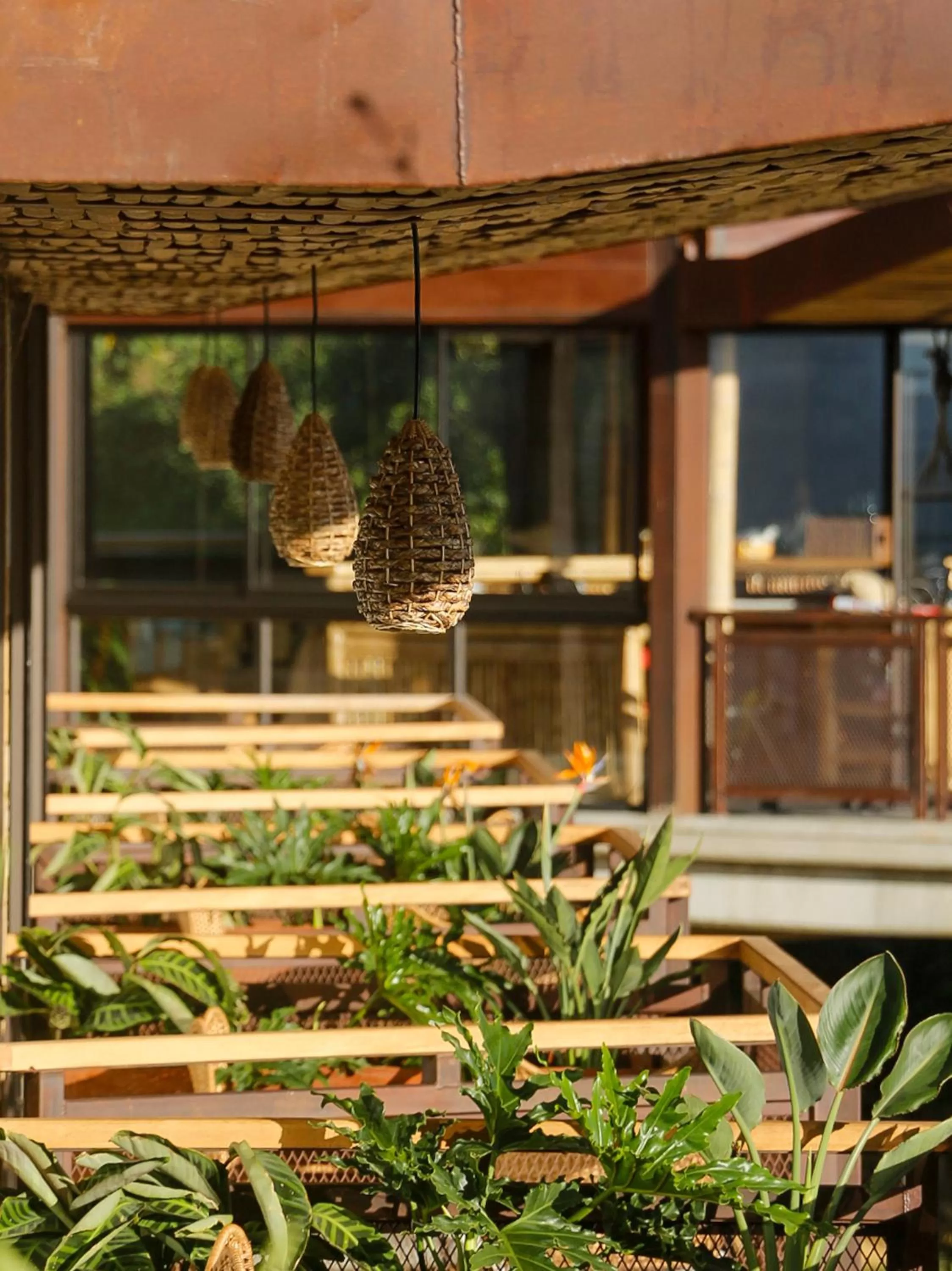 Patio in Cannua Lodge