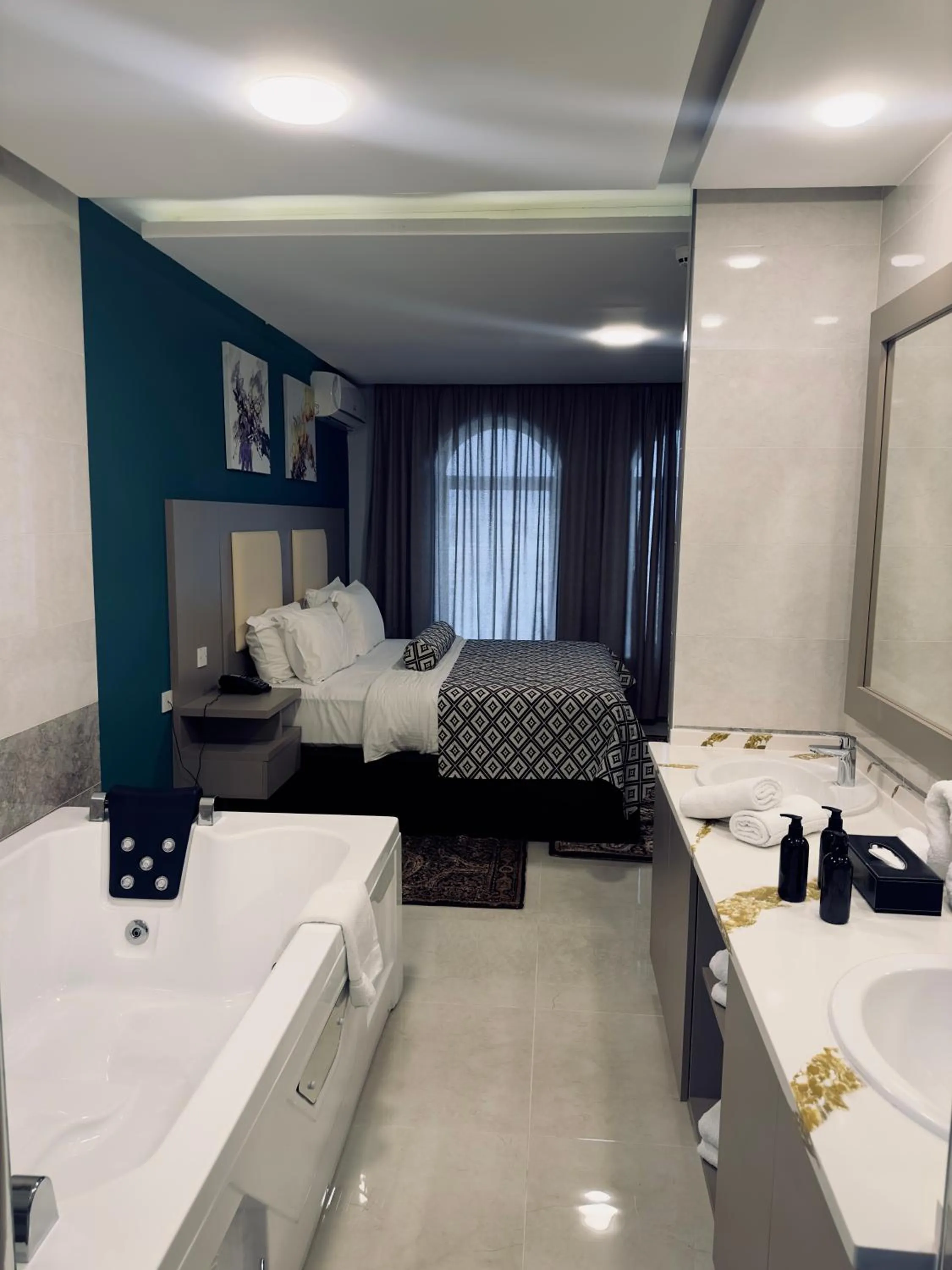 Bed in Olive Tree Amman