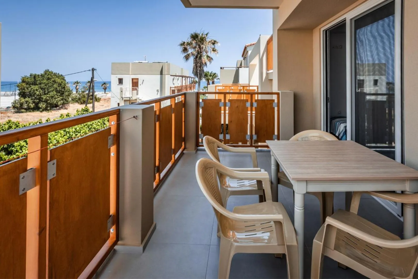 Balcony/Terrace in Ilian Beach & Apartments