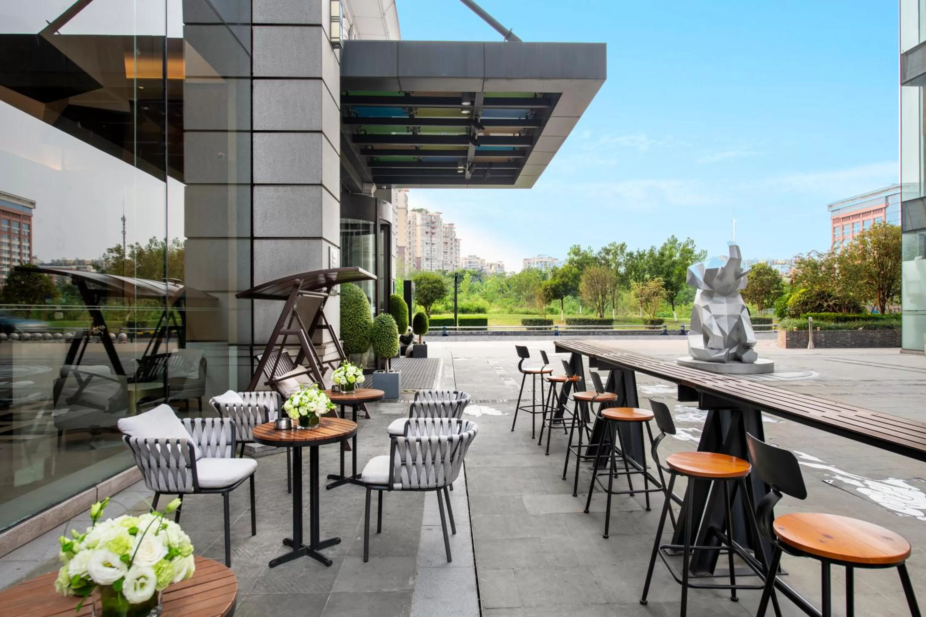 Property building in Hyatt House Chengdu Pebble Walk