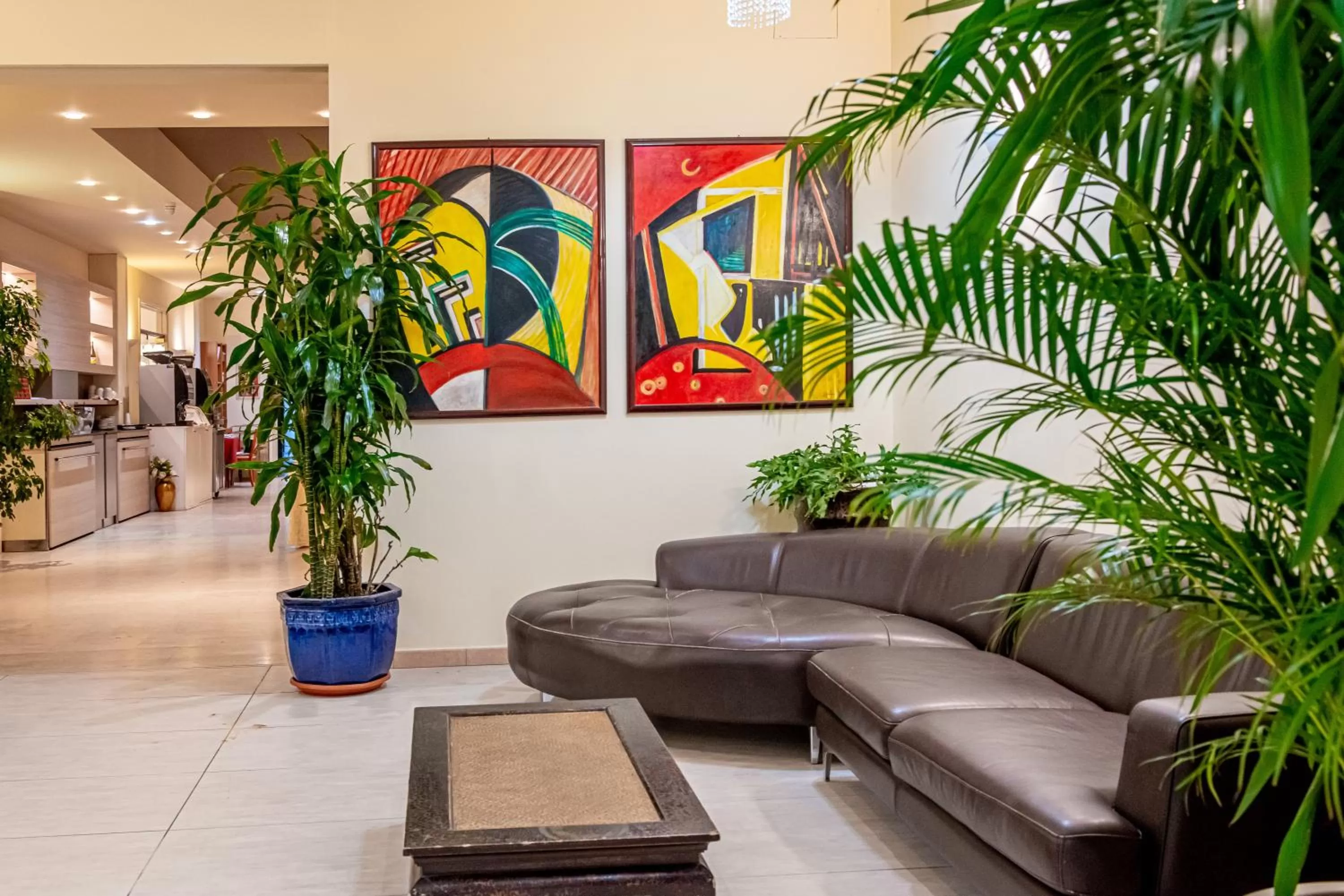 Lobby or reception in Hotel Adria