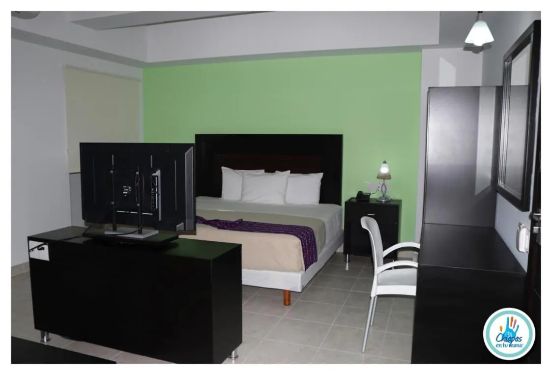 Bed in Hotel Parque Marimba