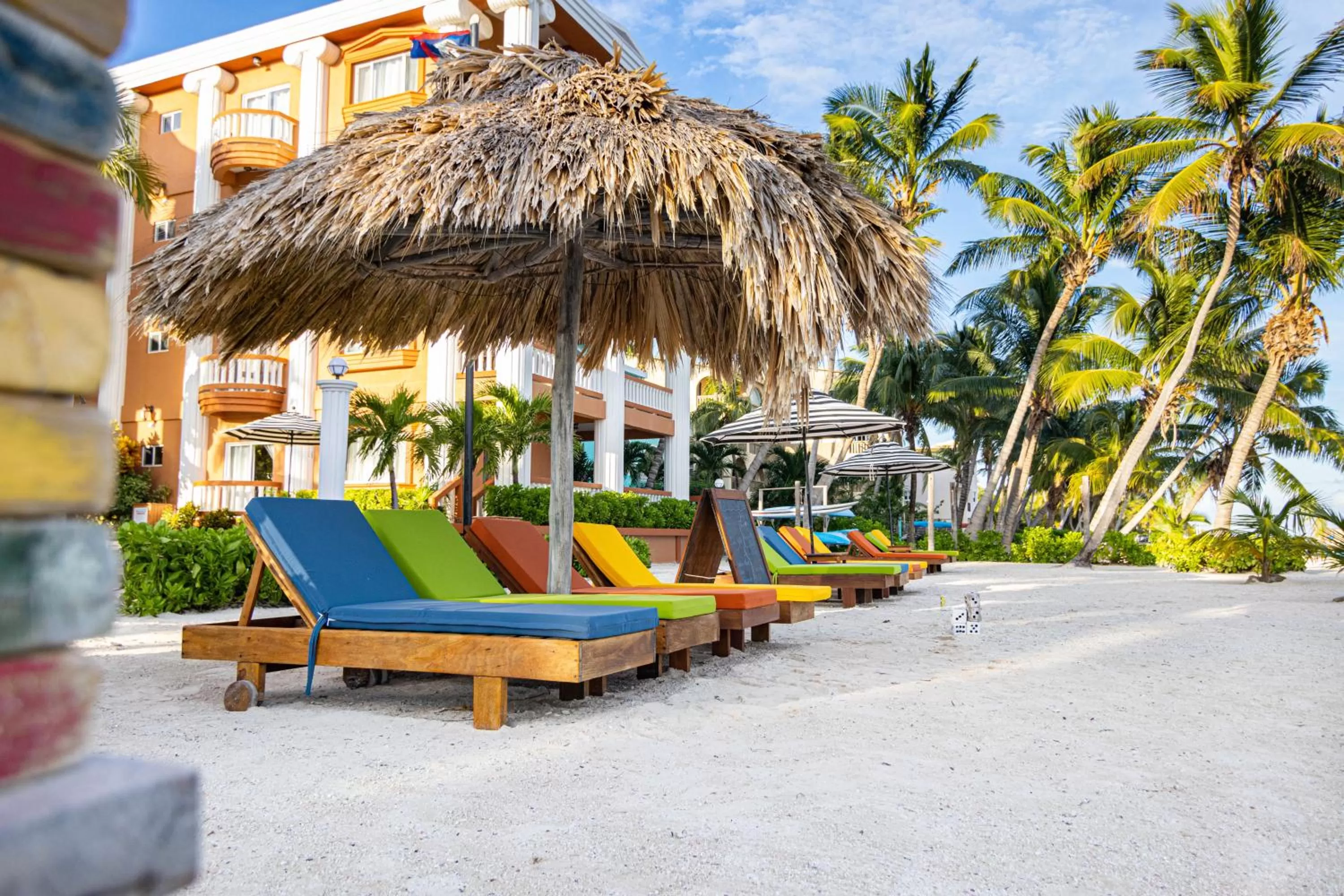 sunbed, Beach in Lighthouse Beach Villas