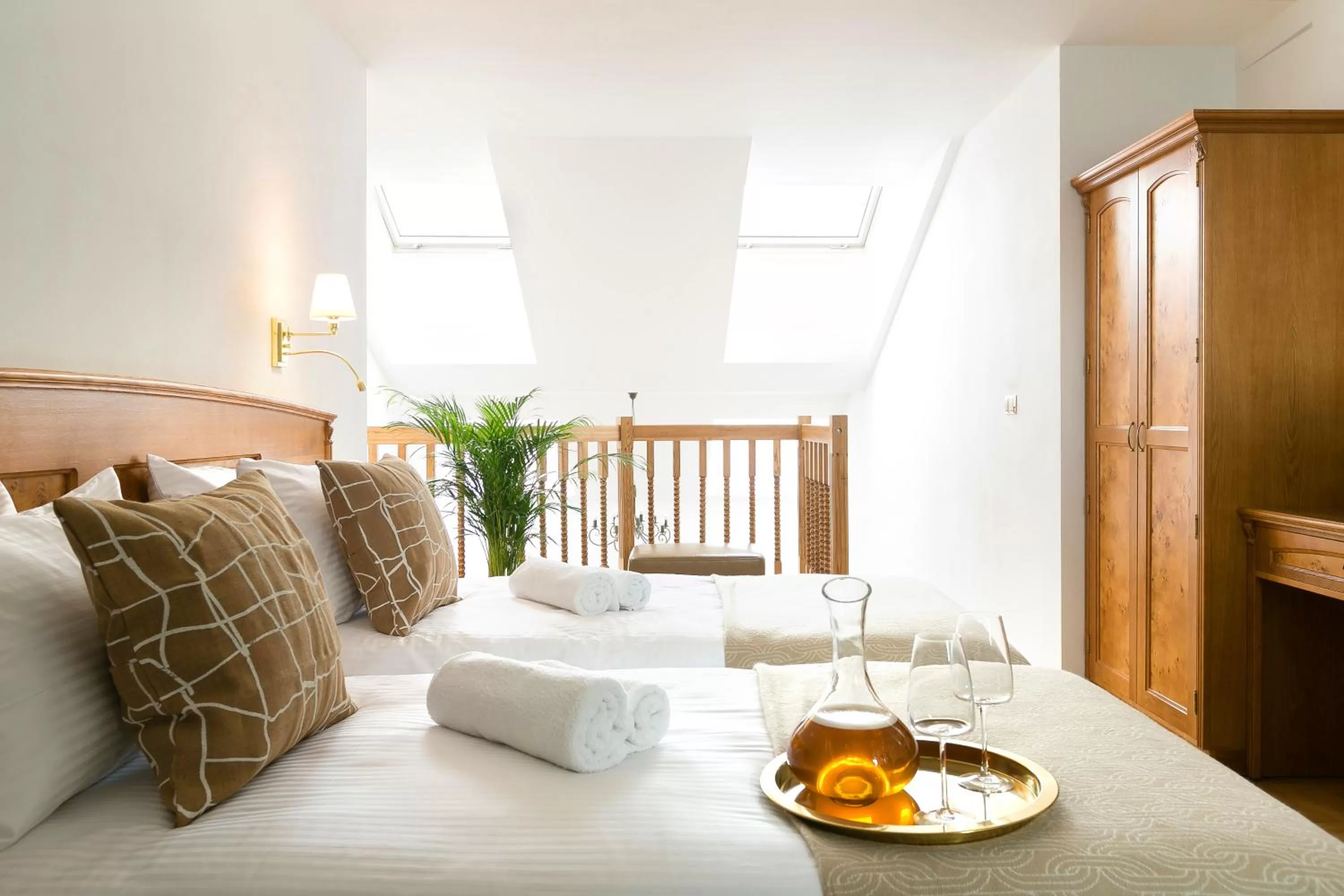 Bed in Ventus Rosa Boutique Aparthotel