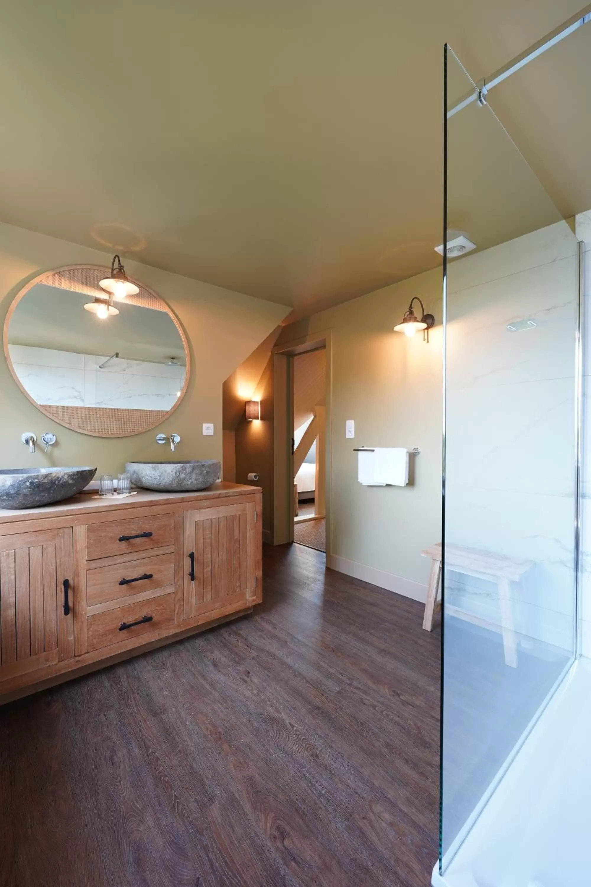 Bathroom in Les Terrasses des Falizes B&B