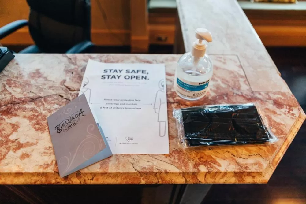 Lobby or reception in Belvada Hotel