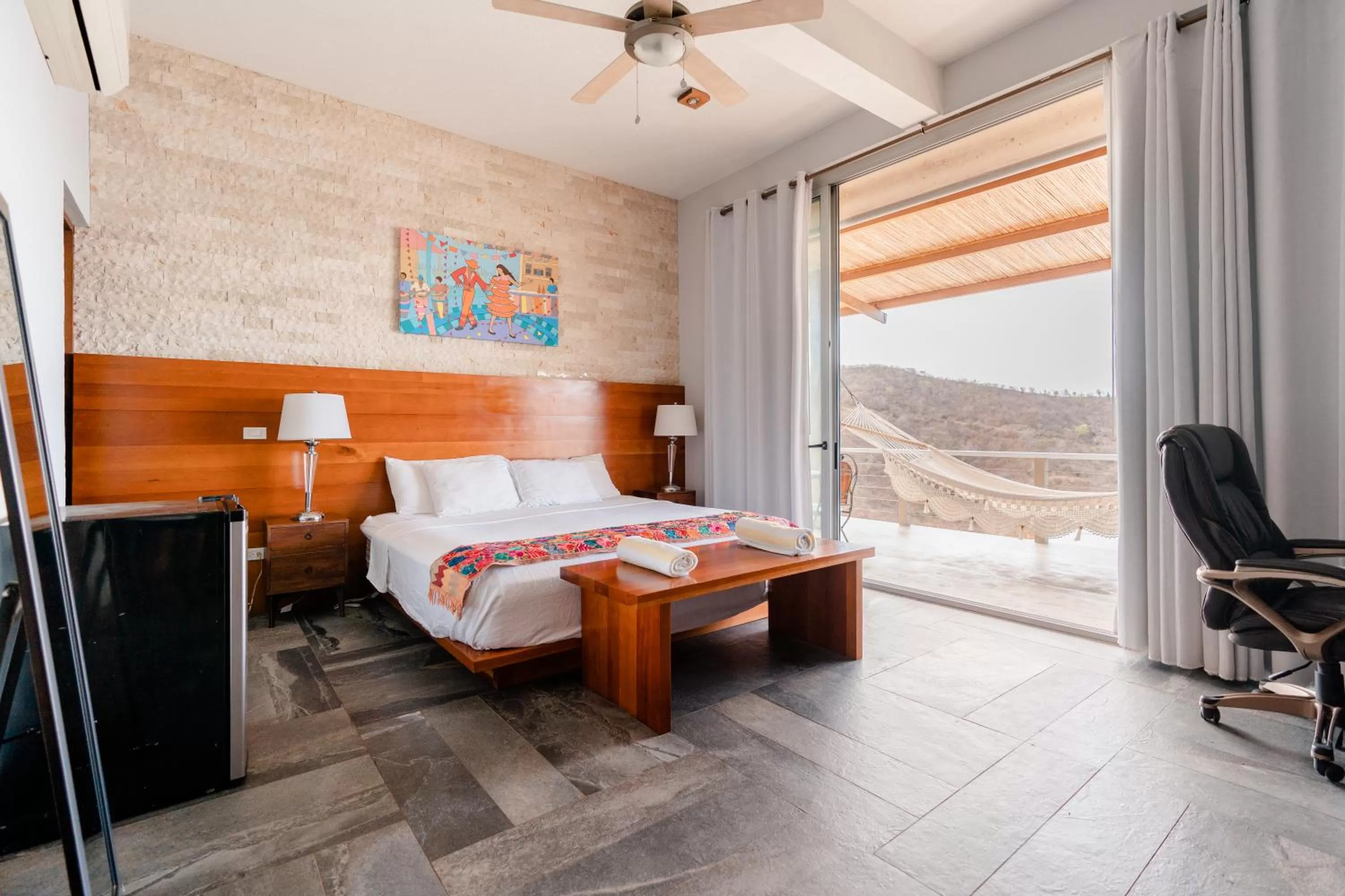 View (from property/room), Bed in Casa ChaChaCha