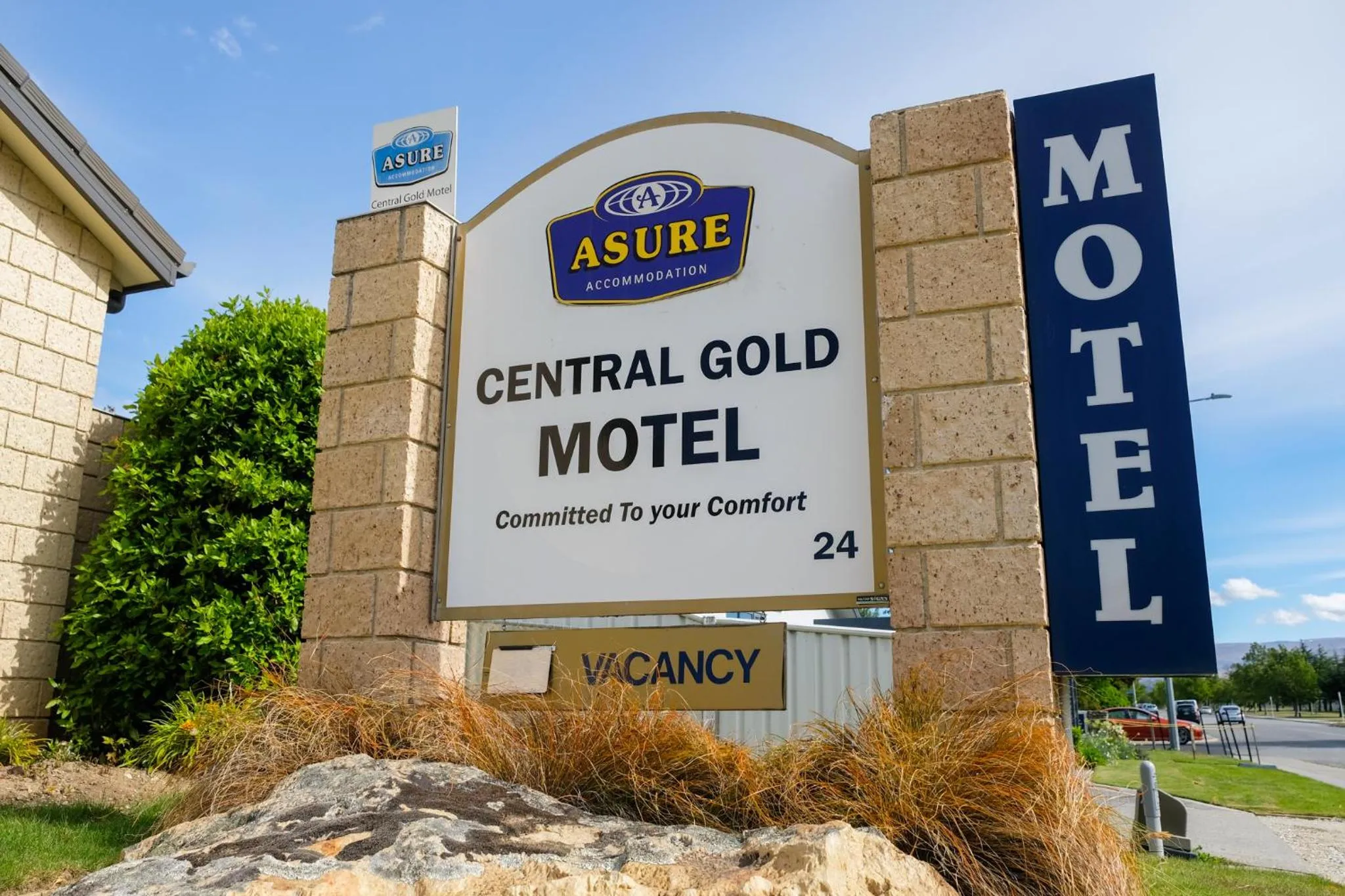 Property logo or sign in ASURE Central Gold Motel Cromwell