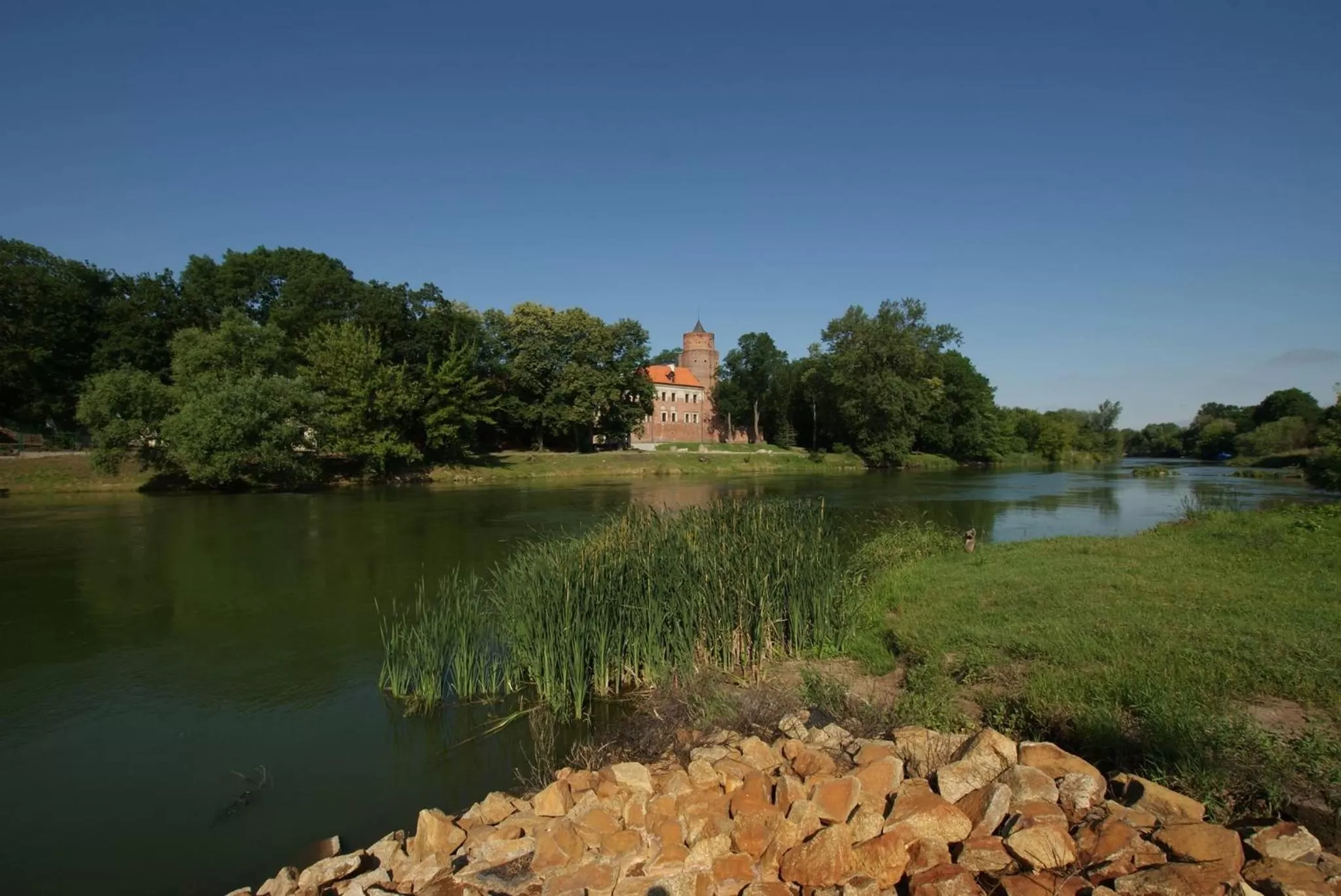 Natural landscape in Zamek Uniejów