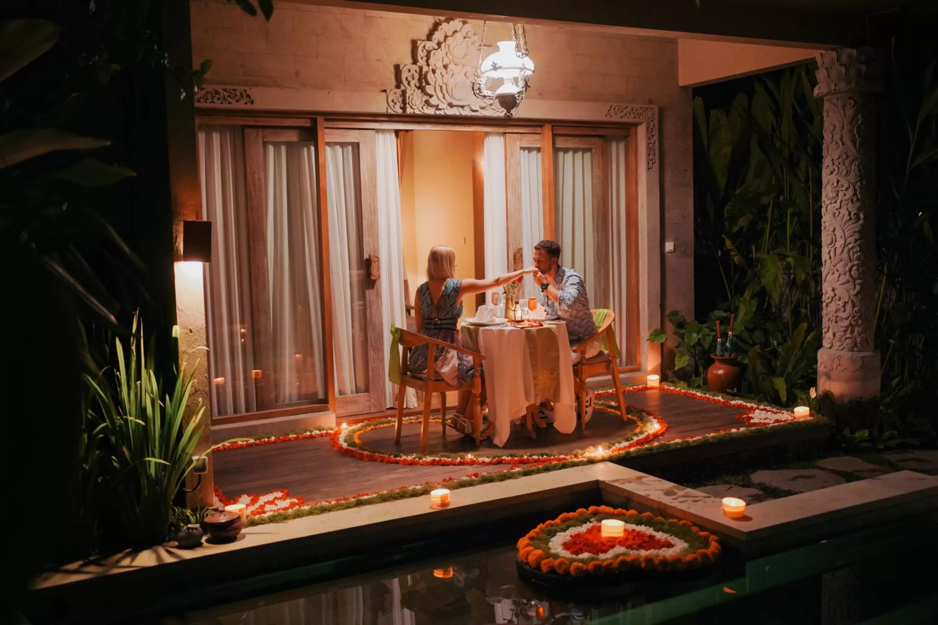 Dinner in The Alena Resort a Pramana Experience